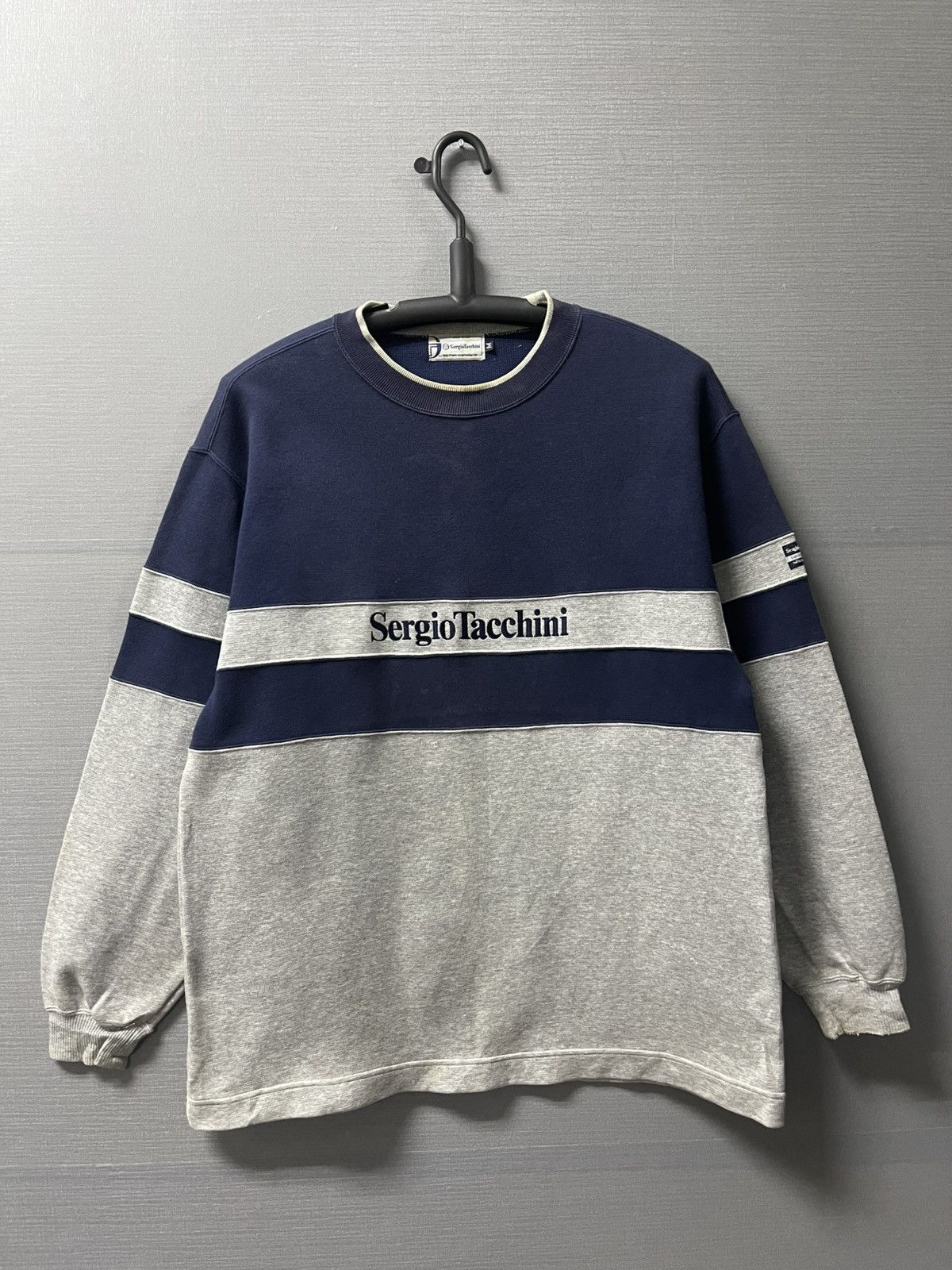 Sergio Tacchini Vintage Sergio Tacchini Sweater Size US M / EU 48-50 / 2 - 1 Thumbnail