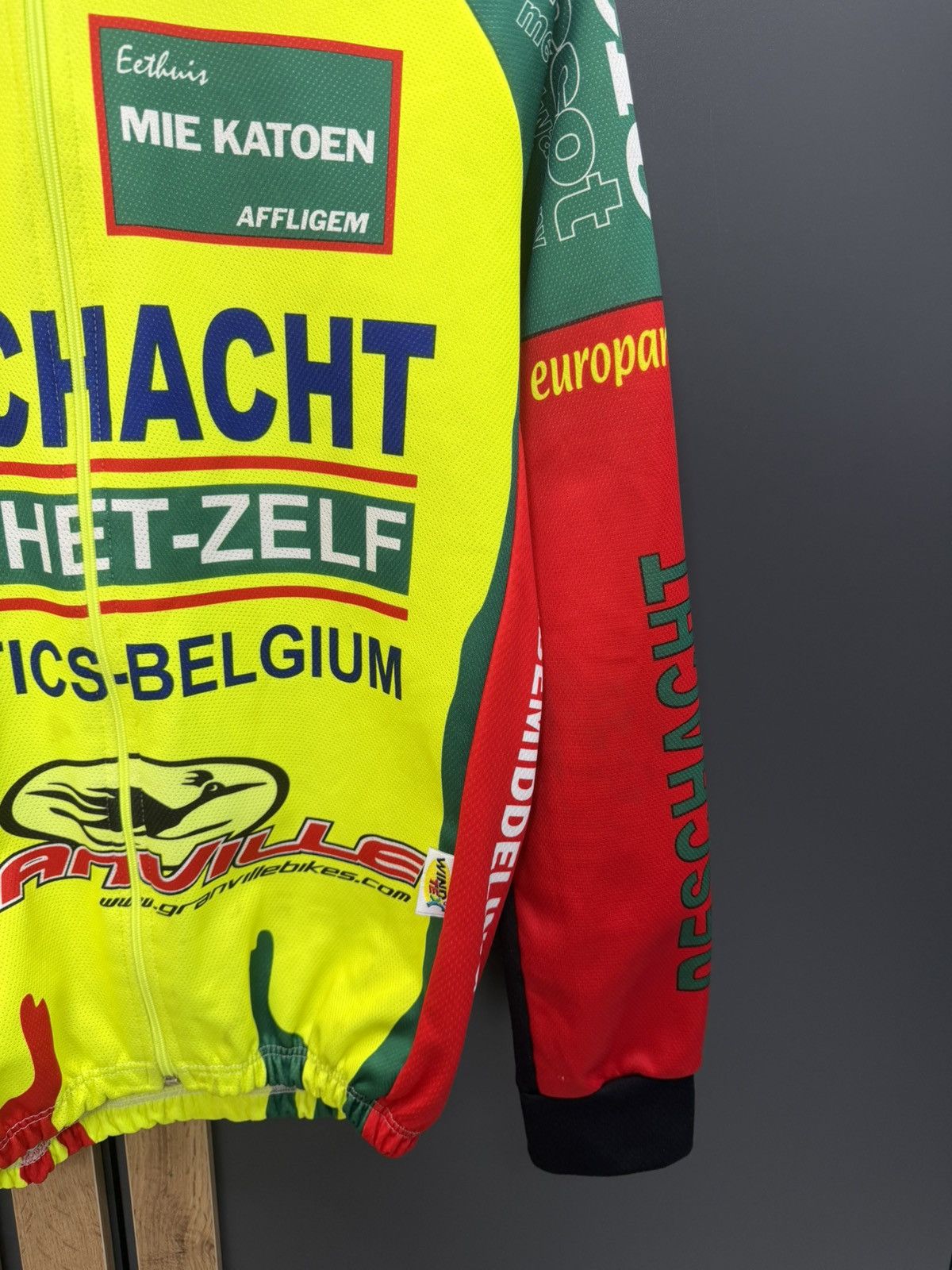 Vintage Vintage Deschacht Granville Cycling Jersey L/S Size L Size US L / EU 52-54 / 3 - 6 Thumbnail