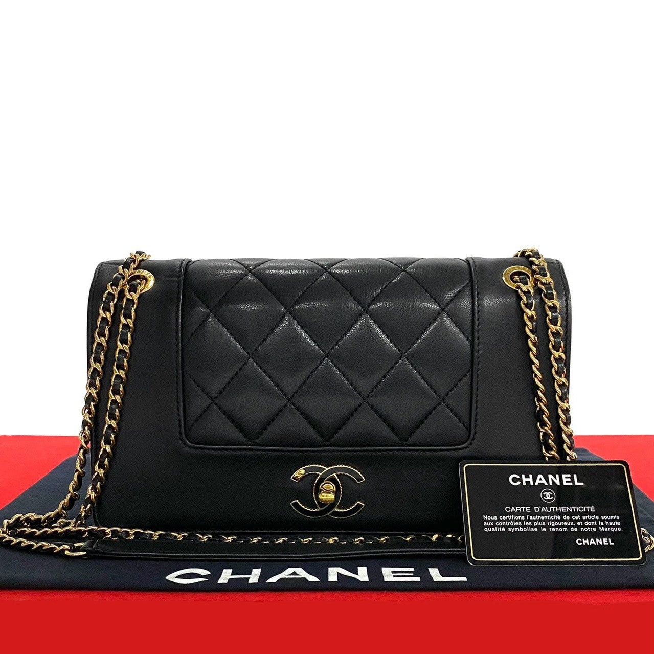 Chanel Chanel Shoulder Bag Black Leather Size ONE SIZE - 1 Thumbnail