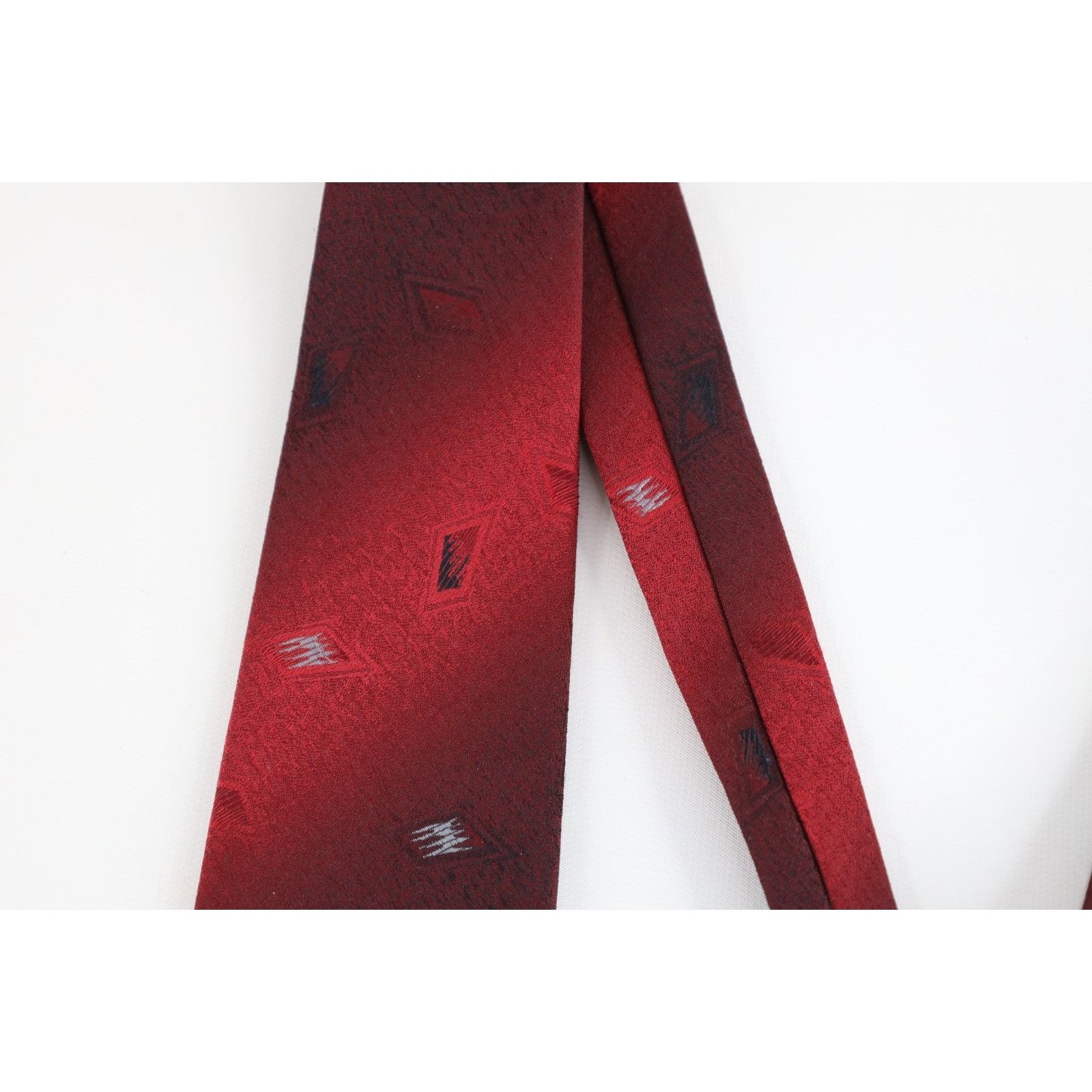 Vintage Vintage 80s 90s Streetwear Ombre Diamond Neck Tie Necktie Size ONE SIZE - 4 Thumbnail