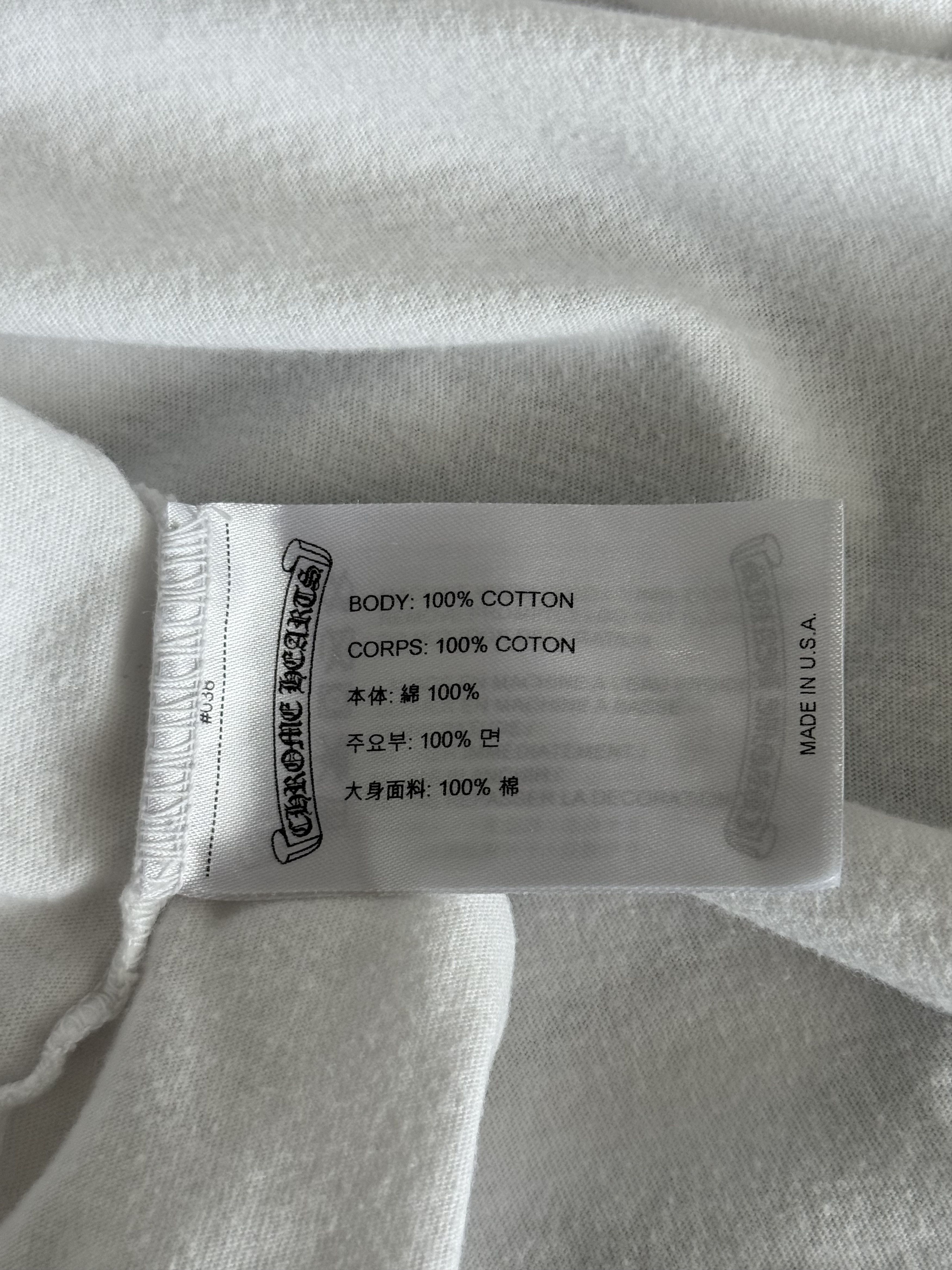 Chrome Hearts Chrome Hearts White & Red NY Longsleeve T-Shirt Size US L / EU 52-54 / 3 - 4 Thumbnail
