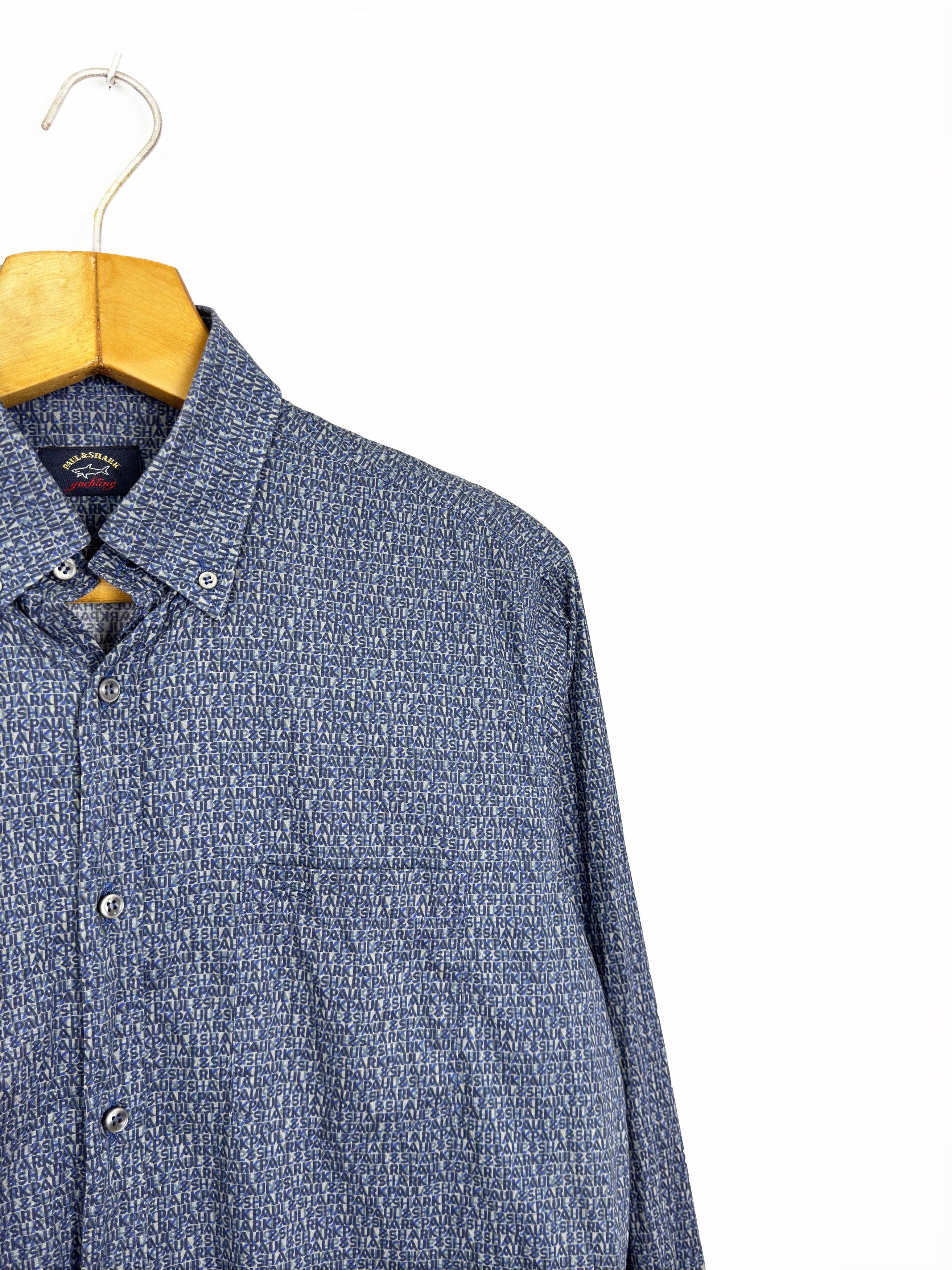 Paul & Shark Paul & Shark Yachting Monogram Button Ups Shirt Size US M / EU 48-50 / 2 - 3 Thumbnail