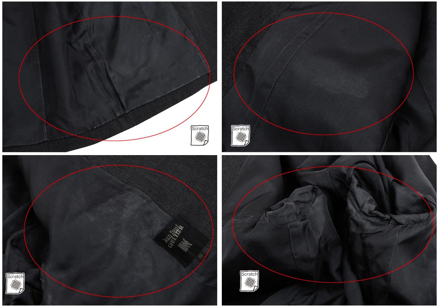 Jean Paul Gaultier Wool Pocket Design Peak Lapel Jacket Charcoal 48 Size US M / EU 48-50 / 2 - 14 Thumbnail