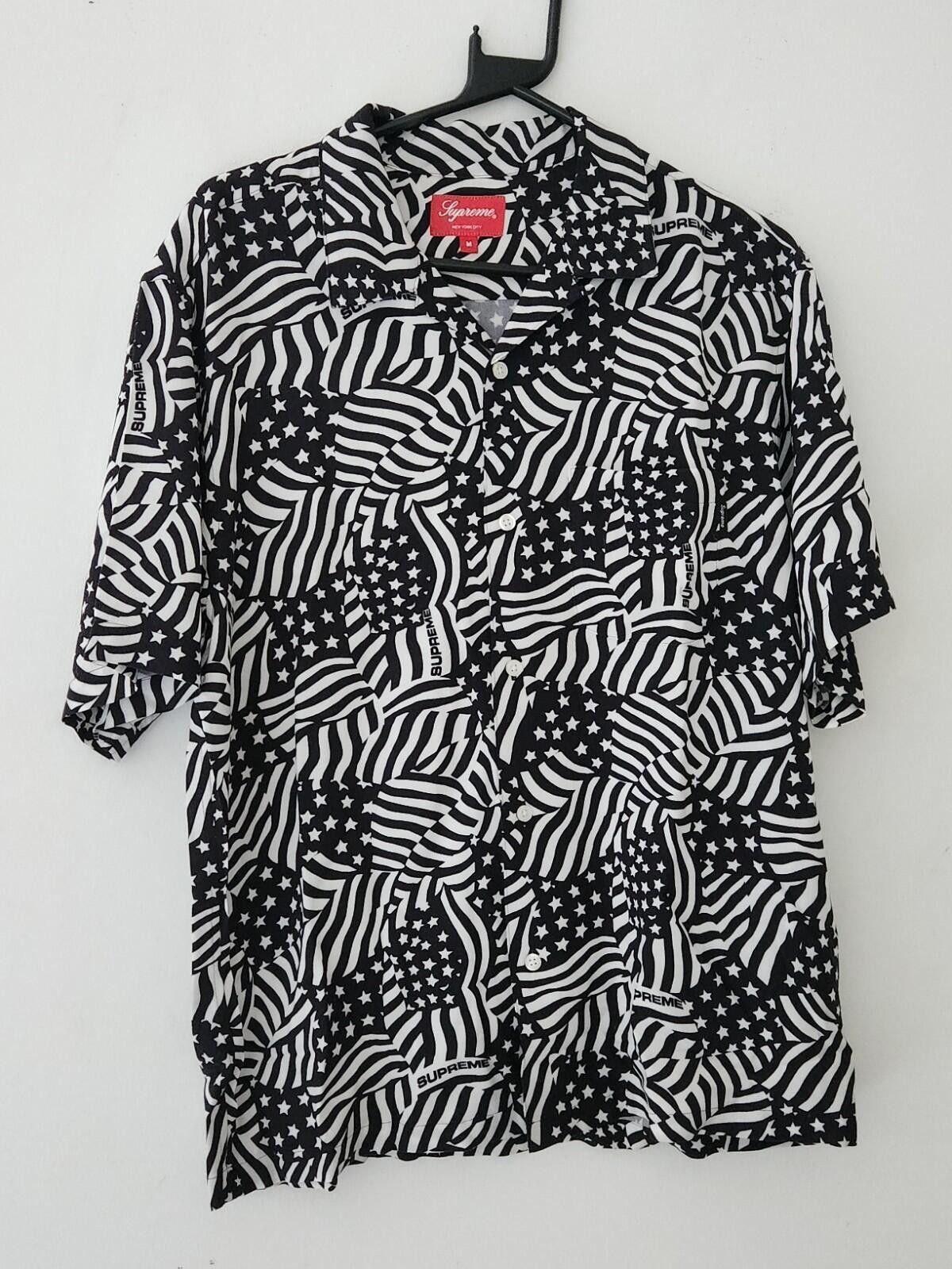 Supreme Supreme Blow Back kiss rayon shirt | Grailed