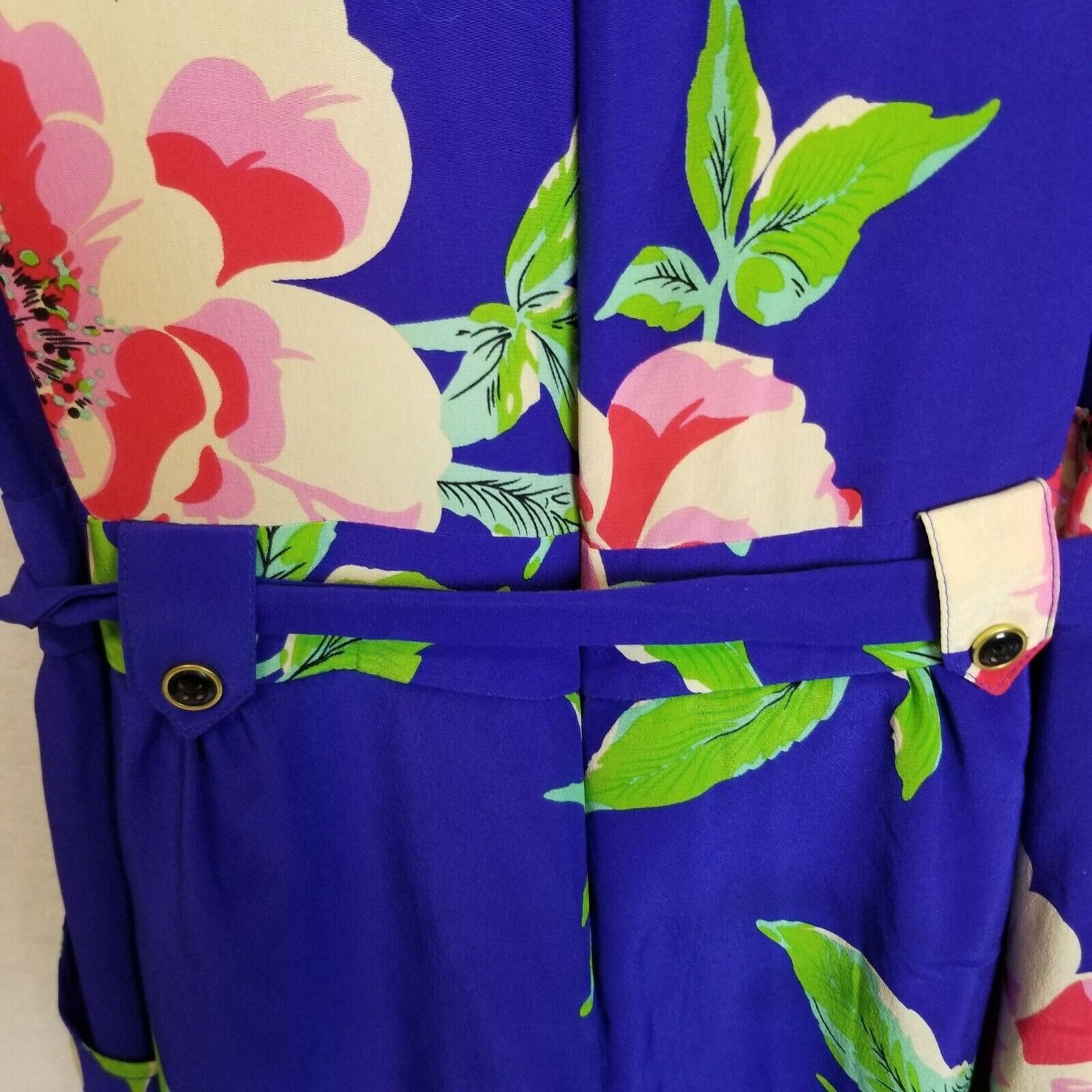 Kim Jones Yumi Kim Liz Silk Romper Floral Designer Tropical Resort XS Size XS / US 0-2 / IT 36-38 - 11 Thumbnail