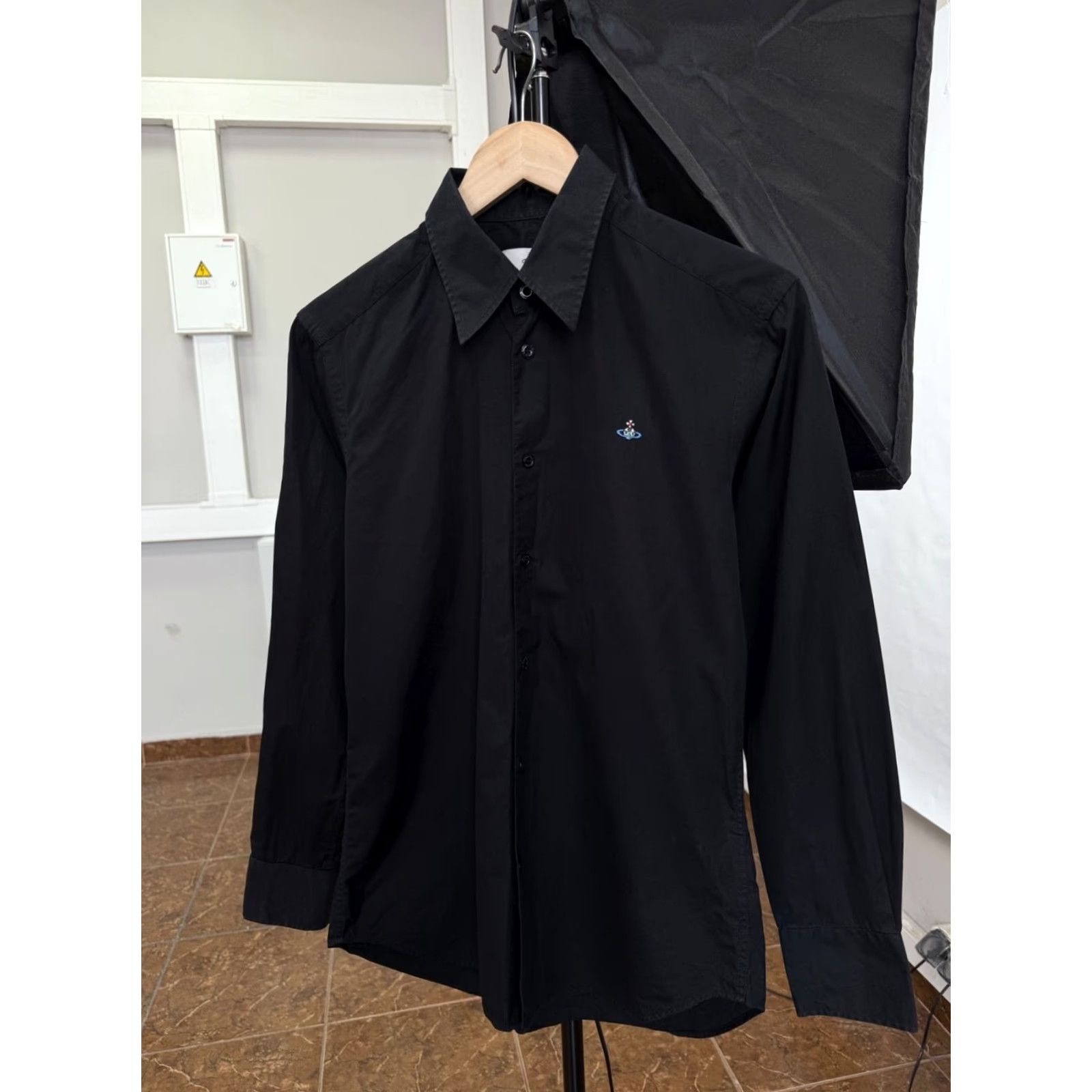 Vivienne Westwood Vivienne Westwood Shirt Mens Button-Up Long Sleeve Black 44 Retro Y2K Luxury Rare Color Black Size US XXL / EU 58 / 5 - 2 Thumbnail