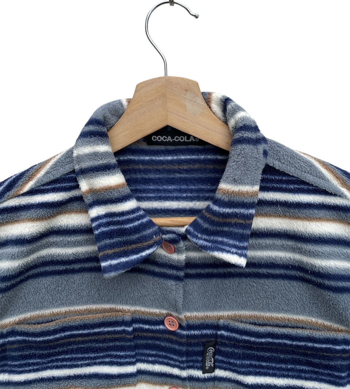 Coca Cola 🔥Accept Binding Offer🔥 Coca Cola Fleece Wool Jacket Size US XS / EU 42 / 0 - 2 Thumbnail