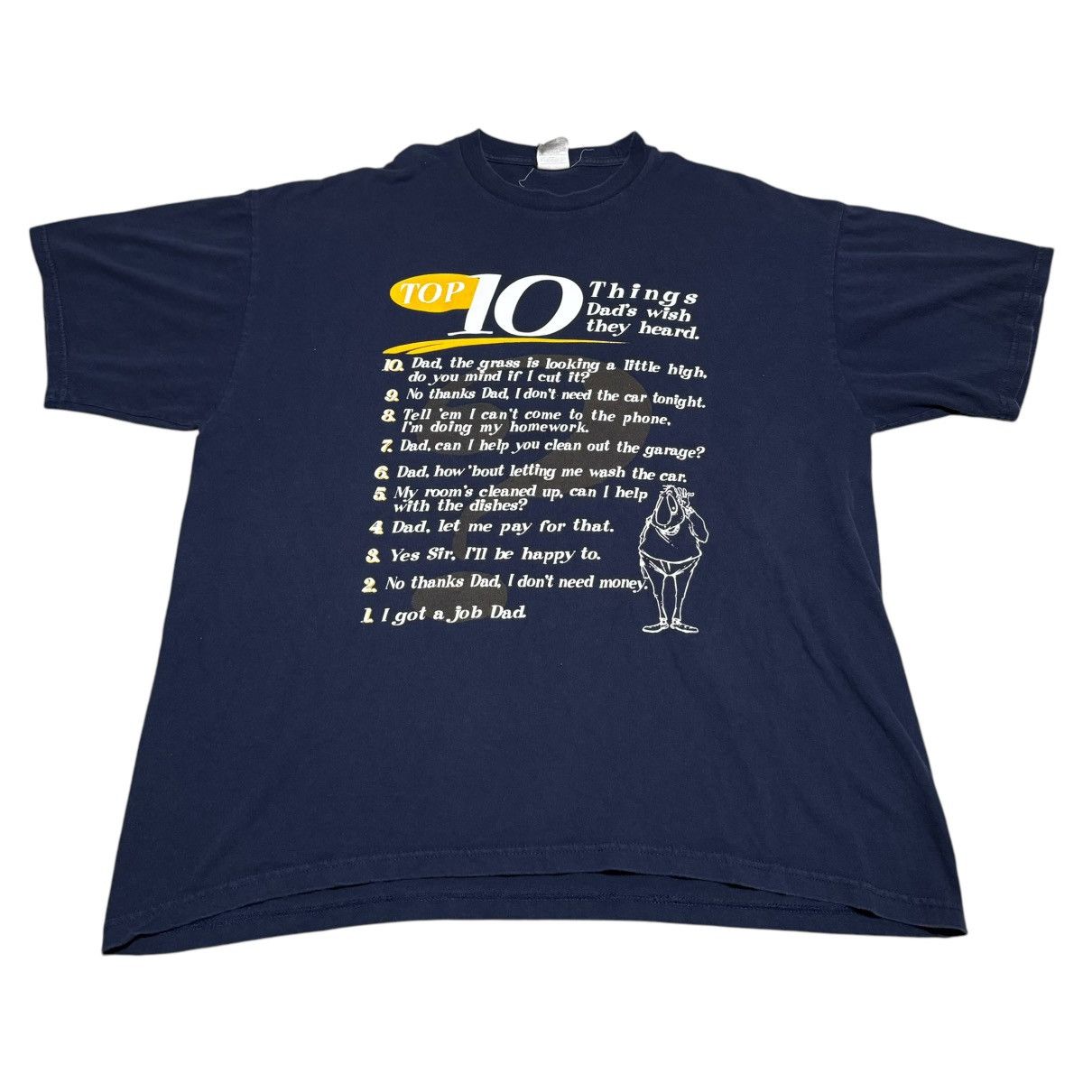 Vintage Vintage TSI 10 Things Dad’s Wish They Heard Shirt Adult XL Size US XL / EU 56 / 4 - 1 Thumbnail