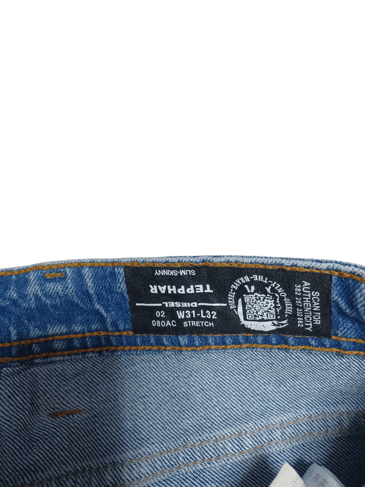 Diesel DIESEL MADE IN ITALY DISTRESSED AVANT GARDE JEANS DENIM Size US 31 - 8 Thumbnail