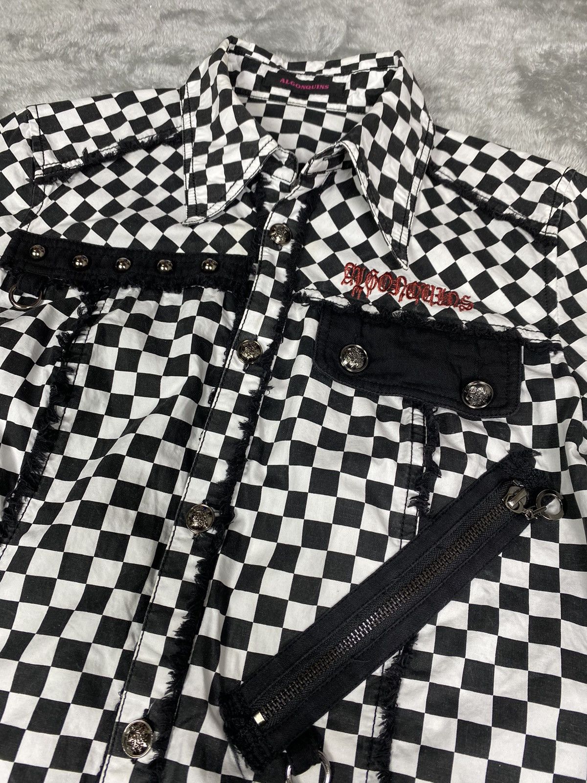 Le Grande Bleu (L.G.B.) Algonquins Checked Button Shirt Size M / US 6-8 / IT 42-44 - 5 Thumbnail