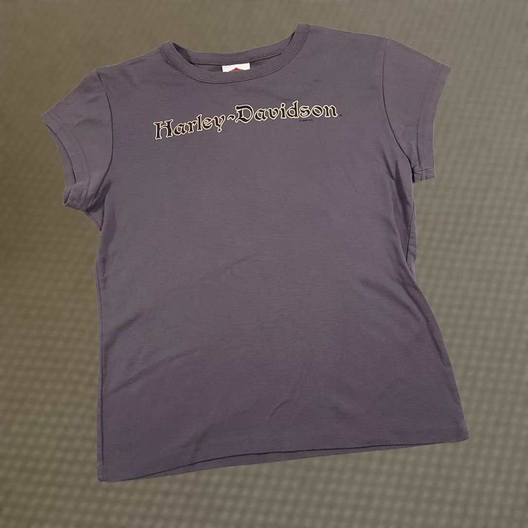 Harley Davidson VINTAGE Harley-Davidson Shirt Womens Large Gray Appleton Clarksville TN 2000s USA Size L / US 10 / IT 46 - 1 Thumbnail