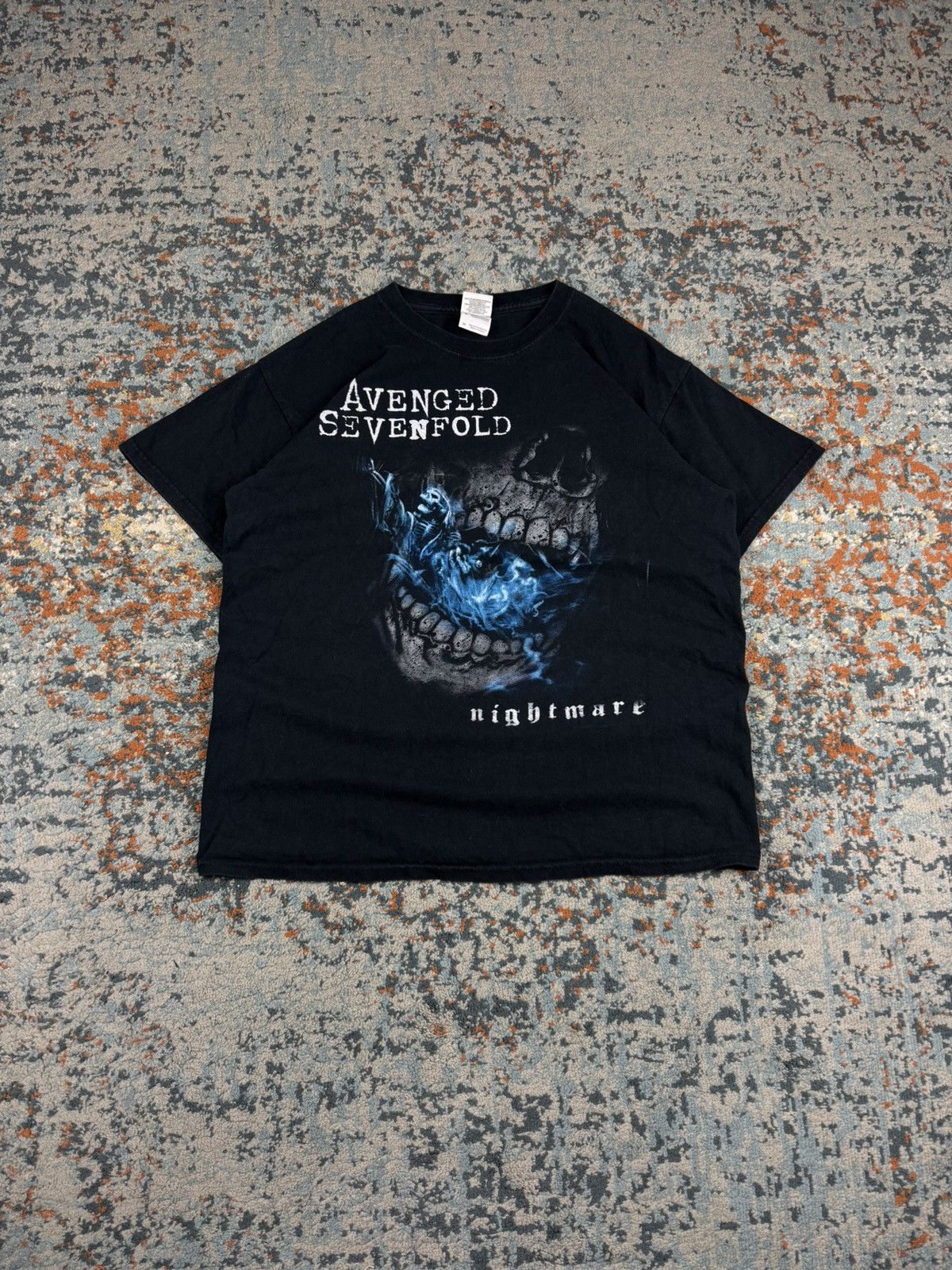 Band Tees Vintage 00s Avenged Sevenfold nightmare graphic band tee Size US M / EU 48-50 / 2 - 1 Thumbnail