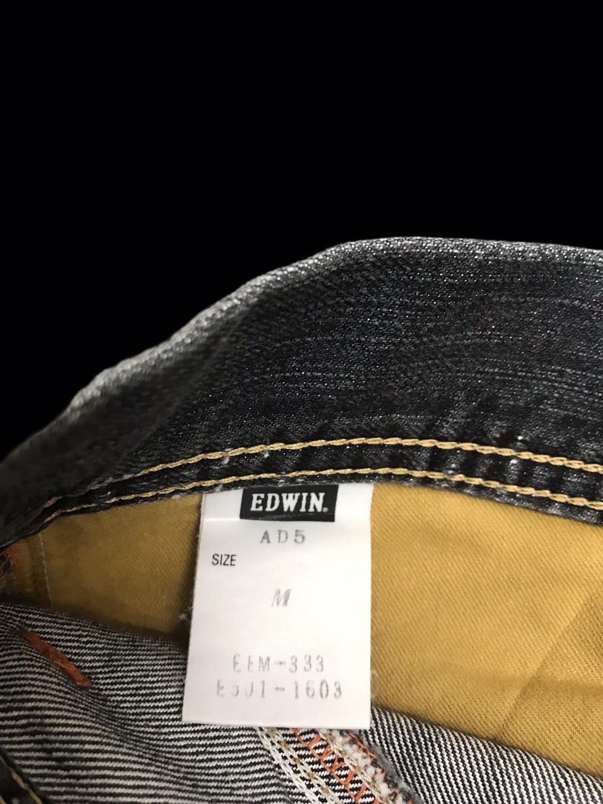 Edwin 💥BAGGY💥EDWIN FUNCTION WIDE BAGGY BLACK WASH AIR DENIM F383 Size US 32 / EU 48 - 18 Thumbnail
