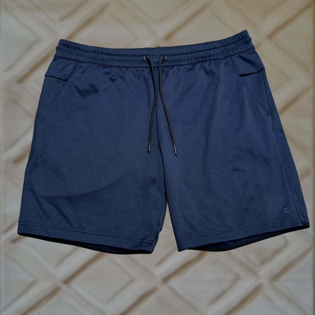Vintage Xersion Quick-Dri Tech Fleece Sweat Shorts Mens 2XL Navy Blue Zip Pocket Activewear Shorts"} Size US 39 - 1 Thumbnail