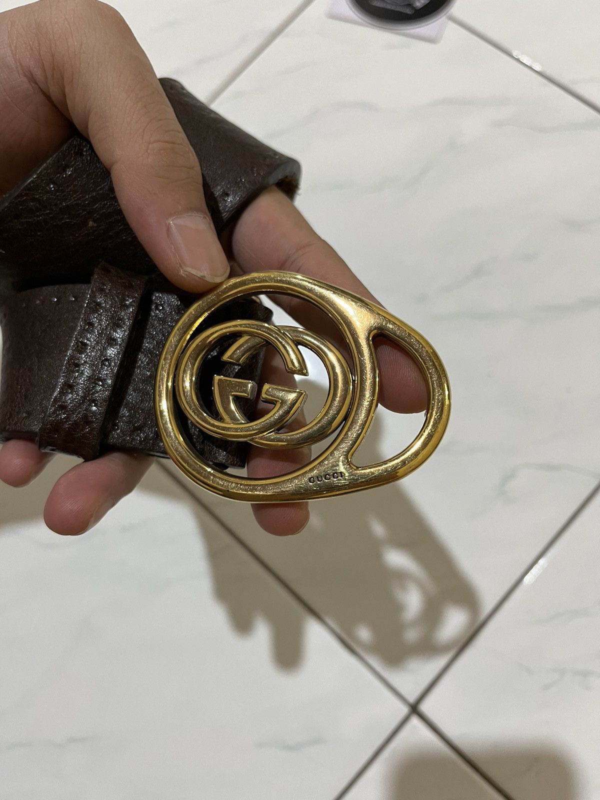 Gucci 🔥 Gucci Leather Belt Size ONE SIZE - 4 Thumbnail