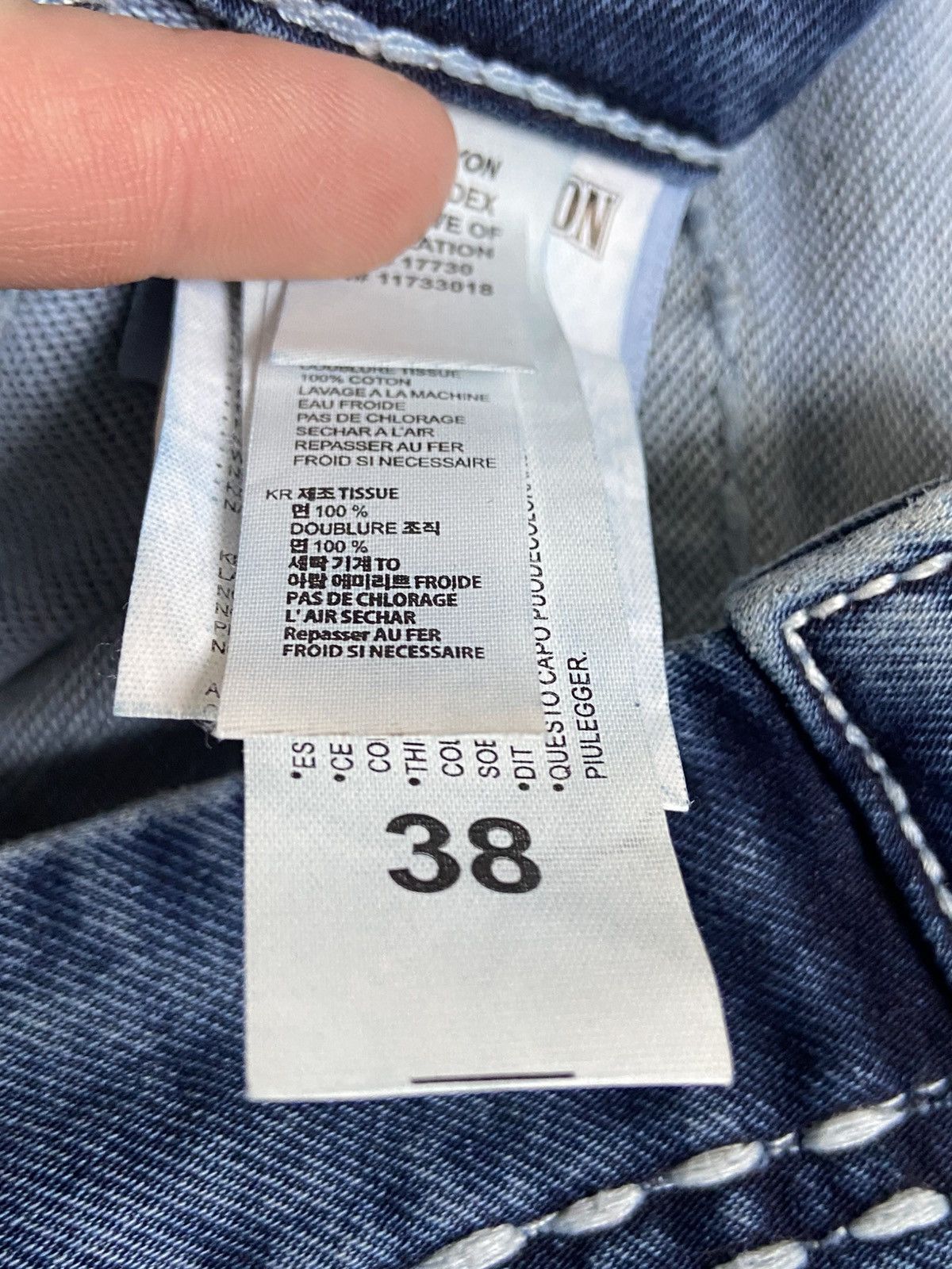 True Religion × Vintage 🔥90’s True Religion Chief Keef STYLE Made In USA🔥 Size US 38 / EU 54 - 6 Thumbnail