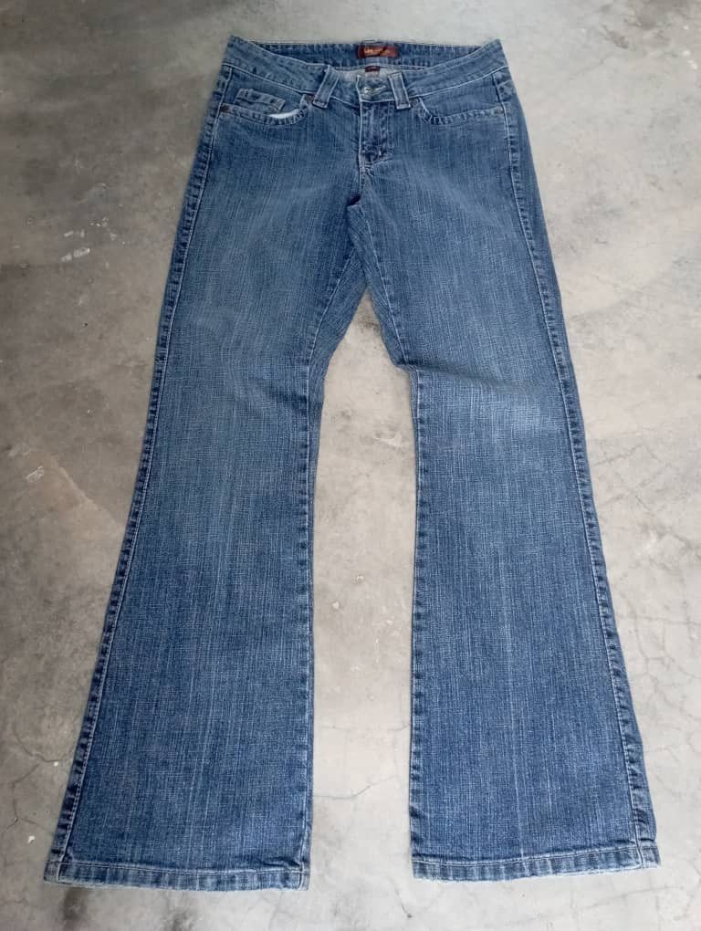 Tornado Mart Flare Jeans Vintage Blue Wash LEE Bootcut Jeans Size US 31 - 1 Thumbnail