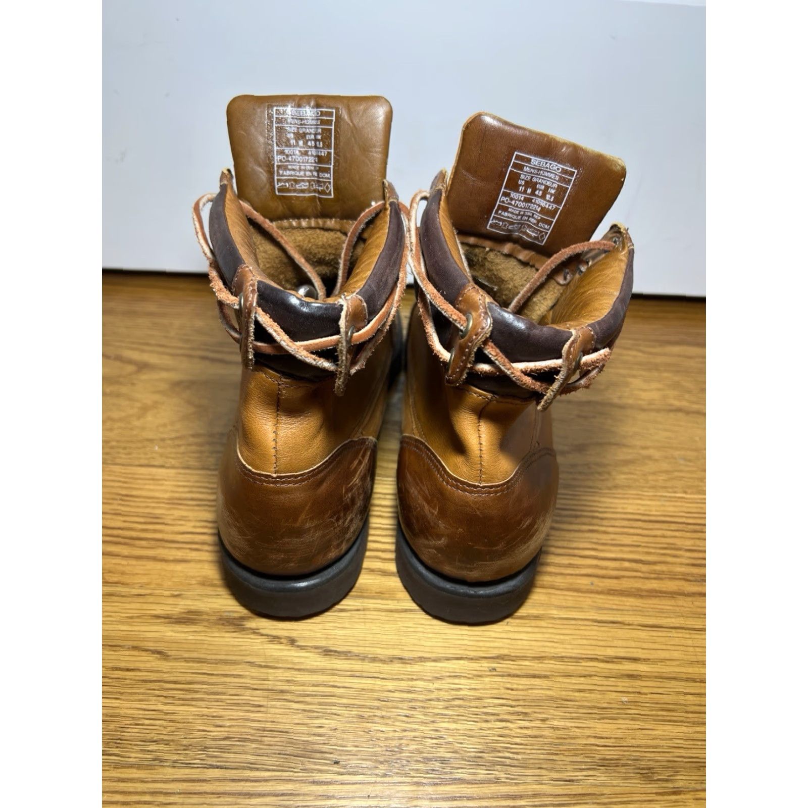 Sebago Sebago X Vane Scout Leather Boots Rust Cedar Mens Size 11 M Vibram Soles Chukka Ankle Leather Multicolor Casual Travel City Going Out Deer Mens Size US 11 / EU 44 - 4 Thumbnail