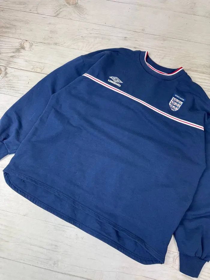 Umbro Vintage Umbro England 1999 Training Sweatshirt Soocer Size US XL / EU 56 / 4 - 3 Thumbnail