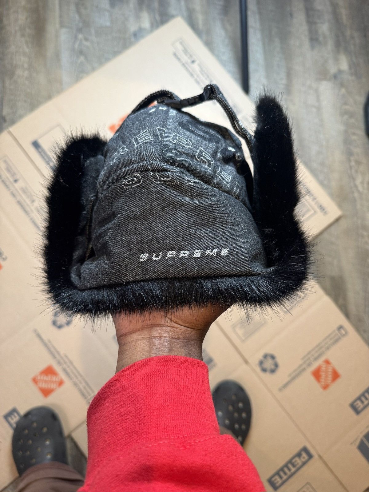 Supreme Supreme Dimensions Logo Denim Trooper Size ONE SIZE - 5 Thumbnail