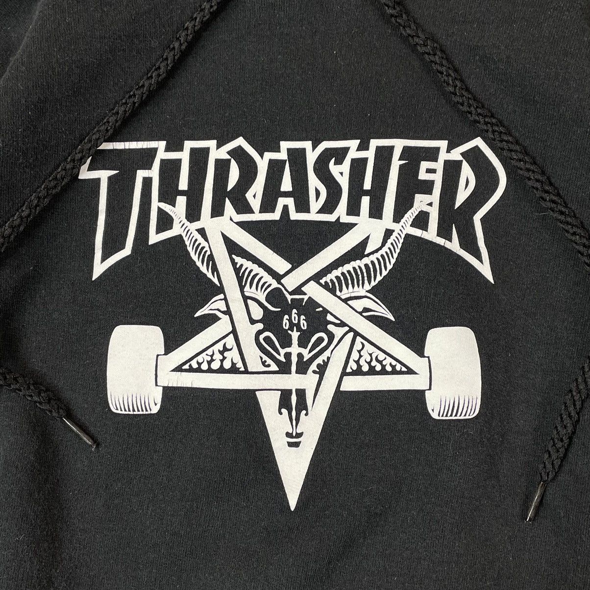 Thrasher × Vintage Vintage Thrasher OG Magazine SK8 Pentagram Goat Logo Hoodie Size US S / EU 44-46 / 1 - 7 Thumbnail