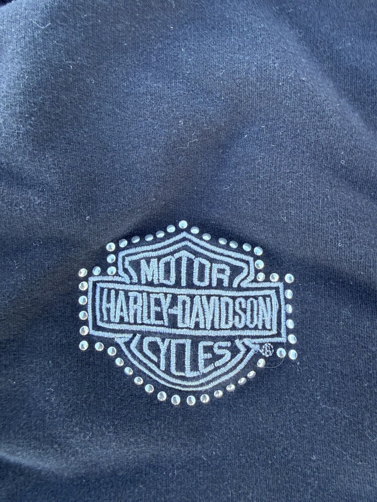 Harley Davidson Vintage y2k black Harley Davidson zip up hoodie size L Size L / US 10 / IT 46 - 3 Thumbnail