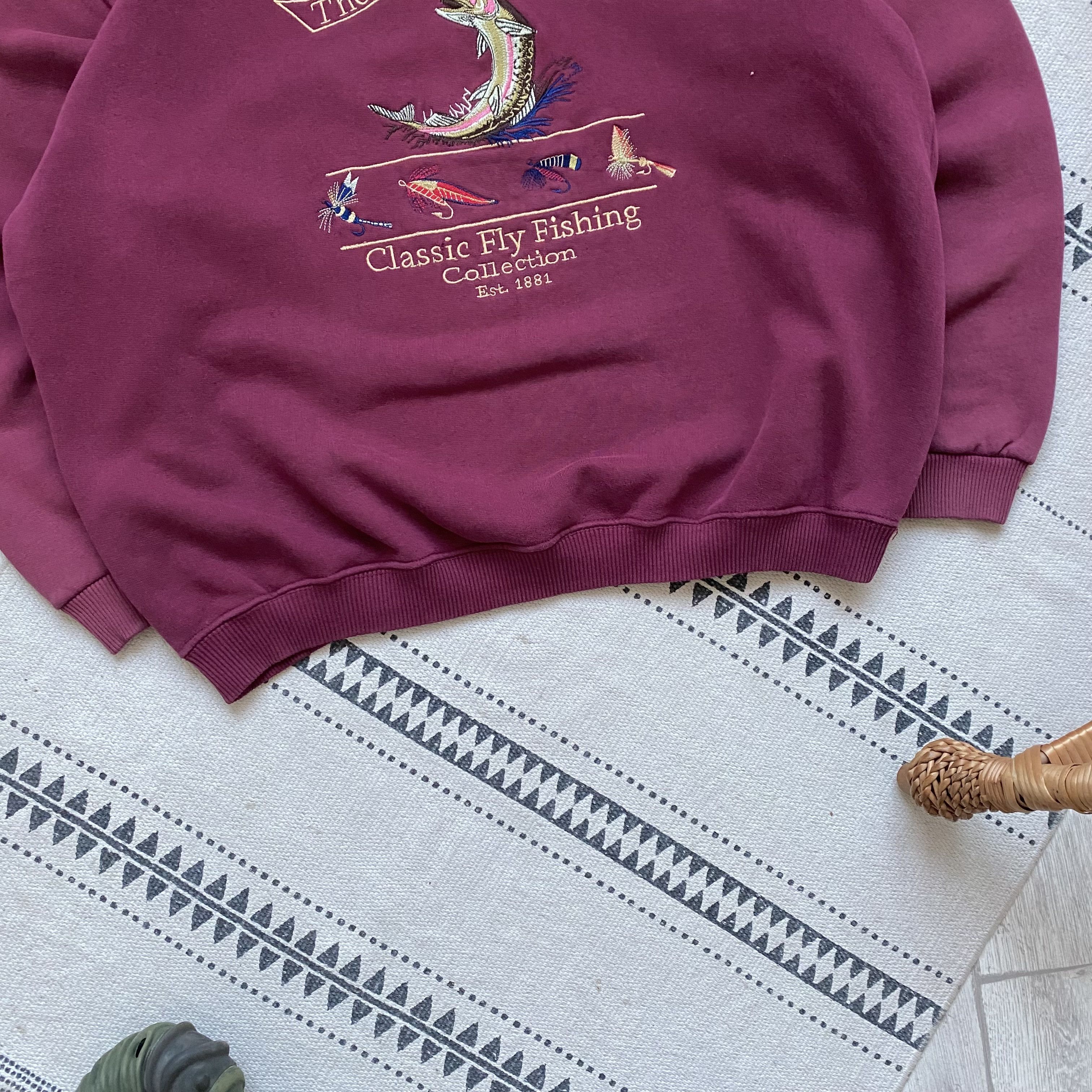 Carhartt Vintage 80s Great outdoors Fishing heavy boxy sweatshirt Size US M / EU 48-50 / 2 - 3 Thumbnail