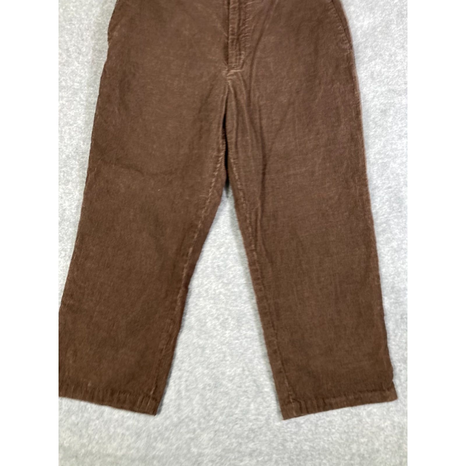 Eddie Bauer Eddie Bauer Corduroy Chino Pants Mens 35X30 Brown Classic Fit Straight Leg Size US 35 - 4 Thumbnail
