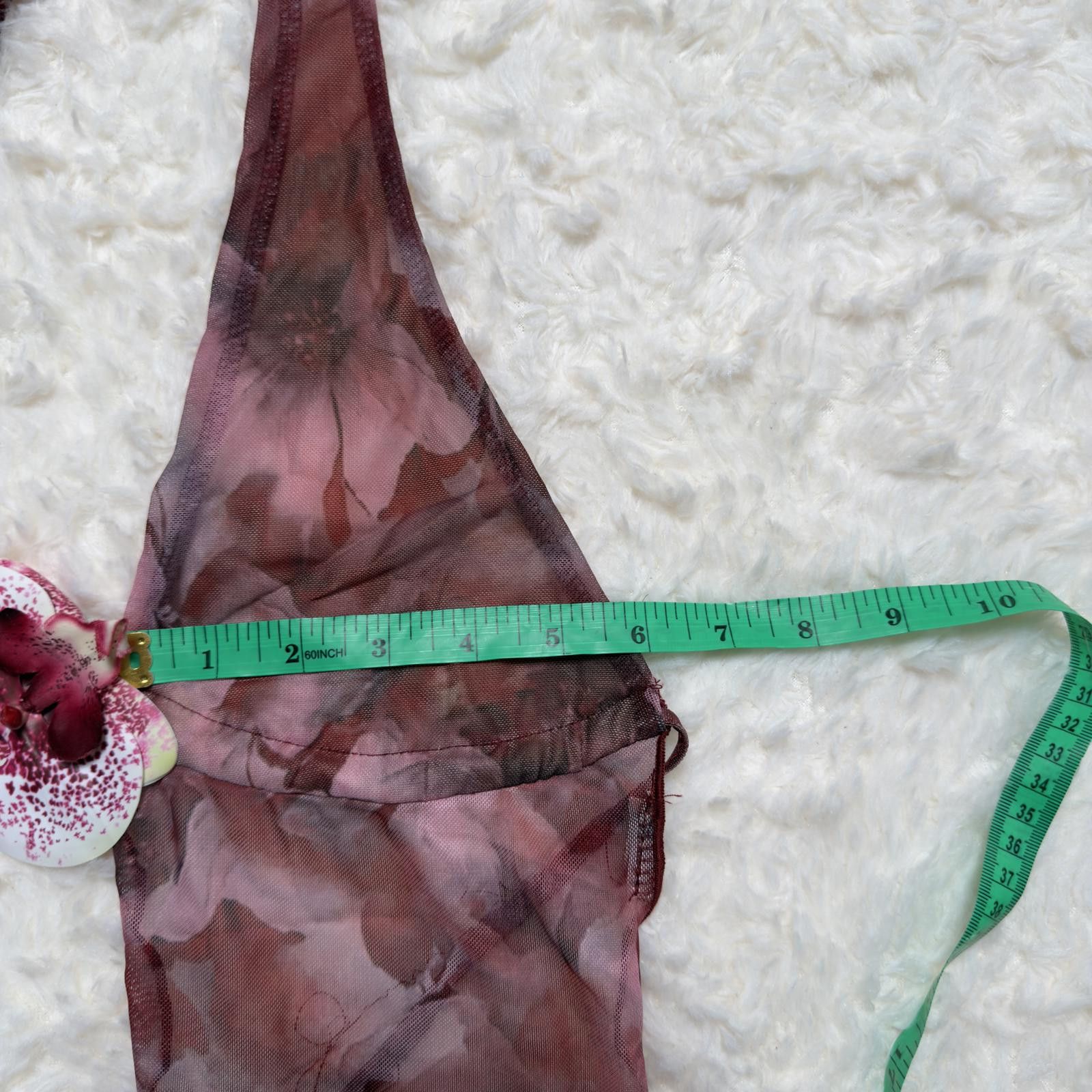 Unknown London Floral Top Fairycore Coquette Y2K 3D Flower Tie Back Cami Size S / US 4 / IT 40 - 6 Thumbnail