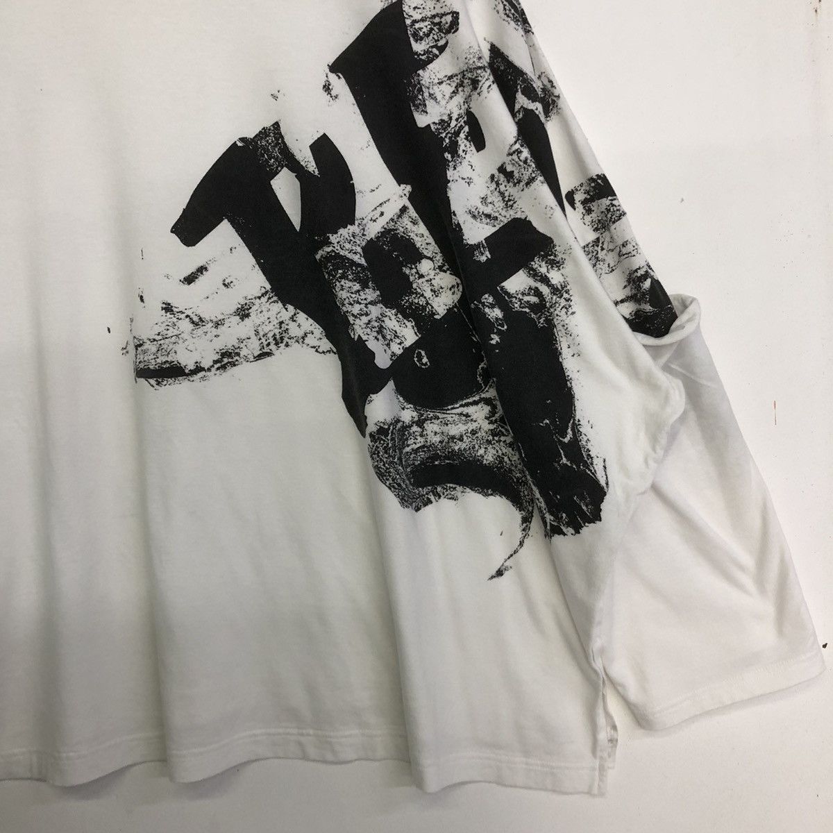 Yohji Yamamoto B Yohji Yamamoto "BEAST" DOLMAN DOUBLE LAYERED SLEEVE TEE Size US L / EU 52-54 / 3 - 4 Thumbnail