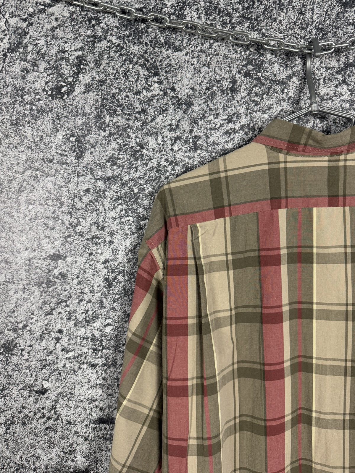 Lacoste Lacoste Long Sleeve Plaid Shirt Button Up Vintage Size 43 Size US XL / EU 56 / 4 - 12 Thumbnail