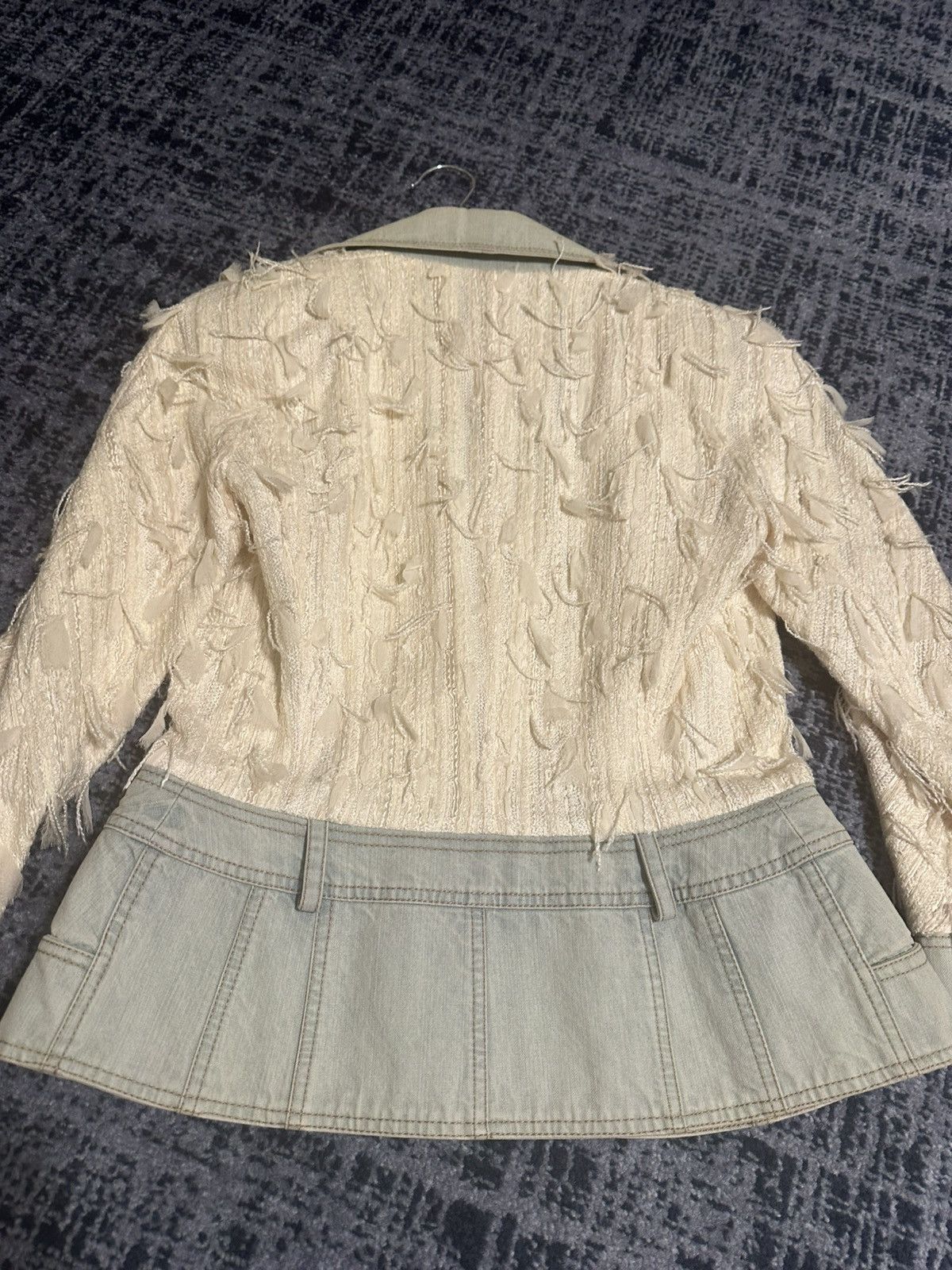 Dior Dior vintage rare blazer with denim and tweed Size S / US 4 / IT 40 - 14 Thumbnail