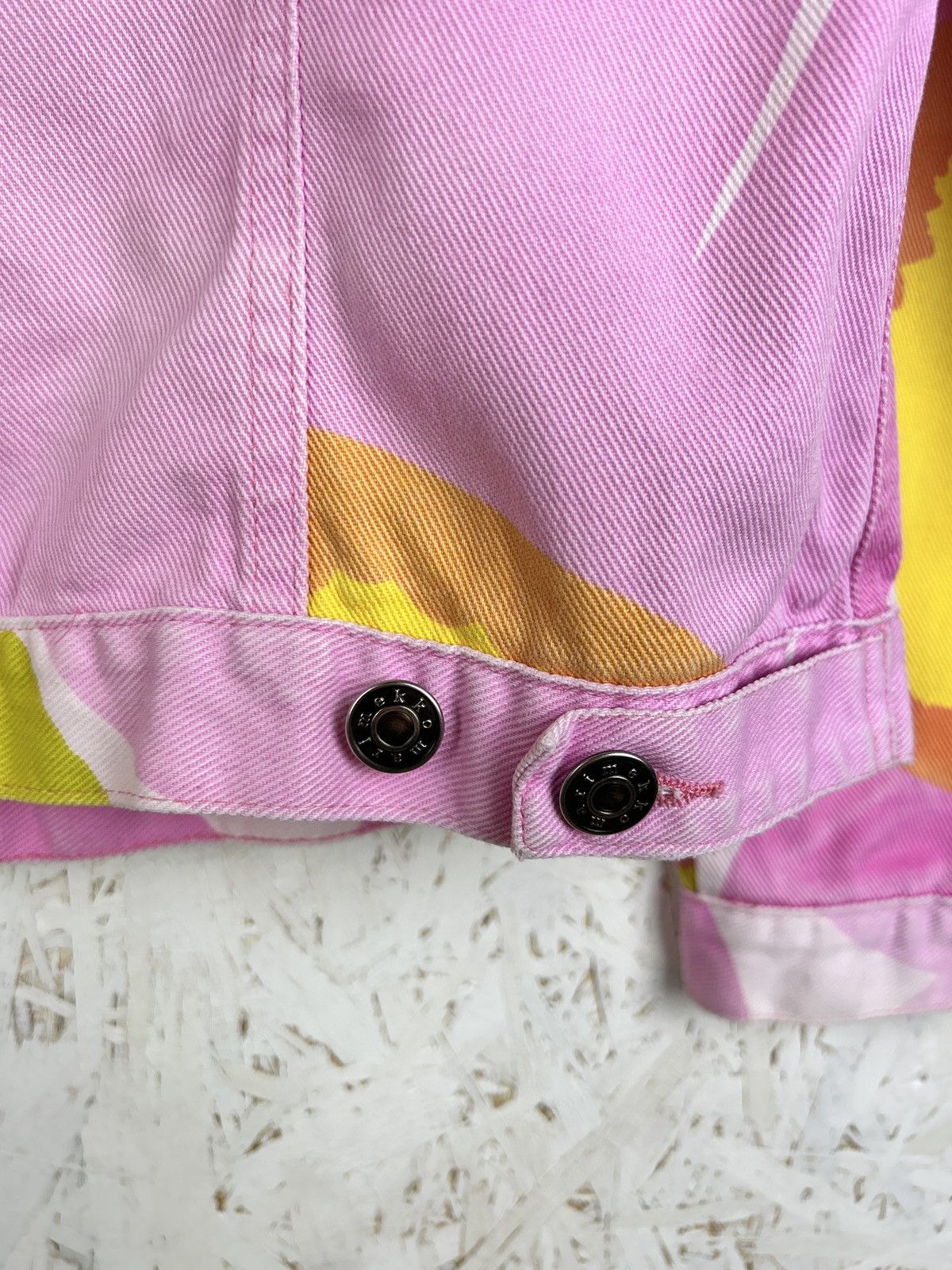 Marimekko Vintage Marimekko Unikko Jeans Denim Flower Jacket 42 Size M / US 6-8 / IT 42-44 - 8 Thumbnail