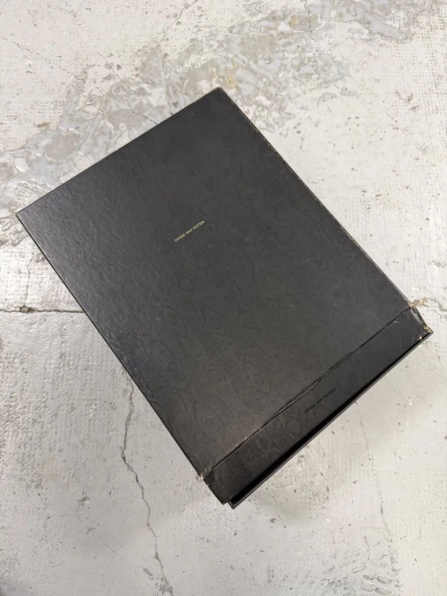 Dries Van Noten 2000s Dries Van Noten Stras Combat Black Leather Boots Size US 12 / EU 45 - 10 Thumbnail