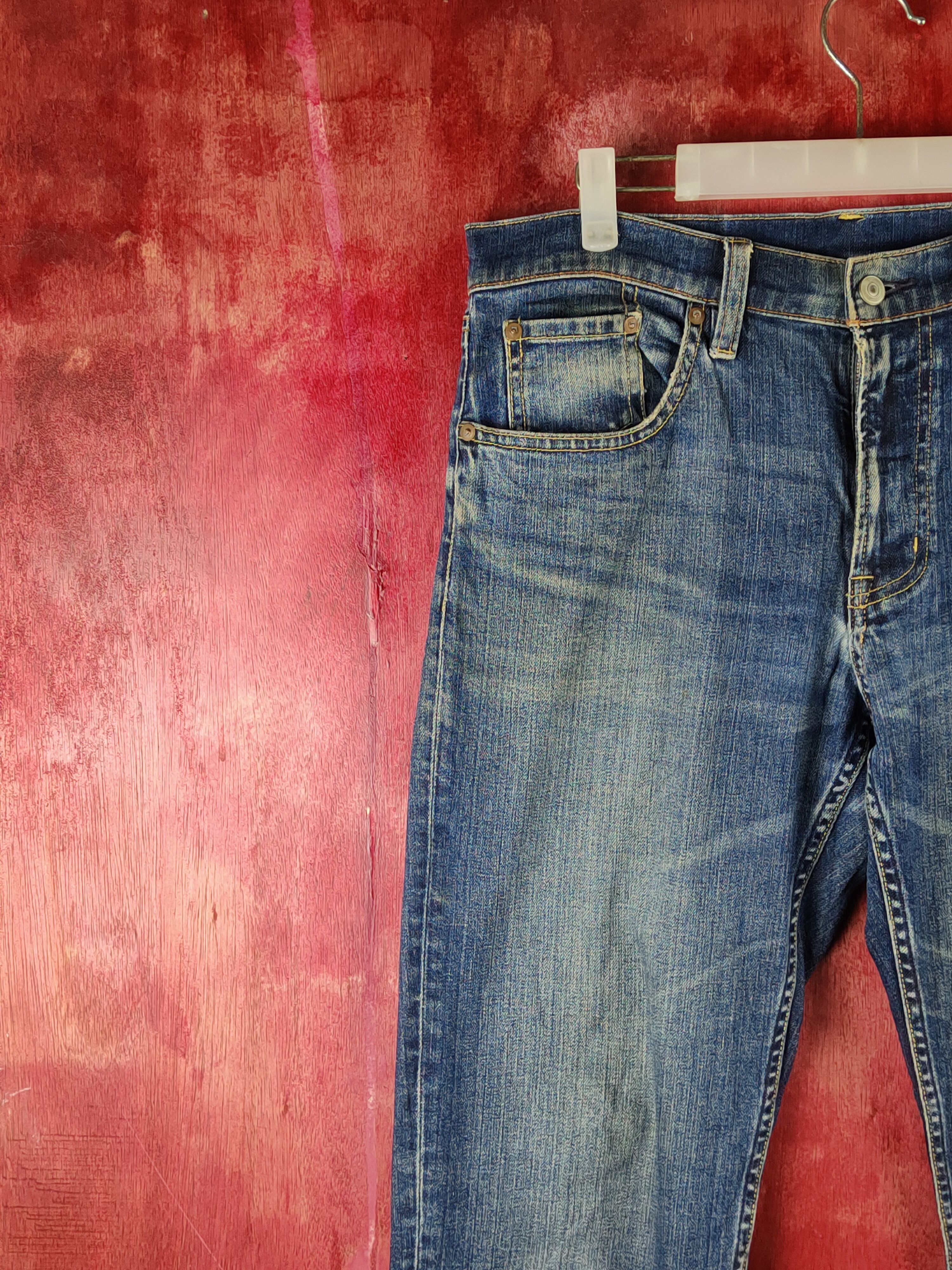 Japanese Brand Japanese Brand Blue Distressed Ripped Jeans #S2335 Size US 32 / EU 48 - 3 Thumbnail