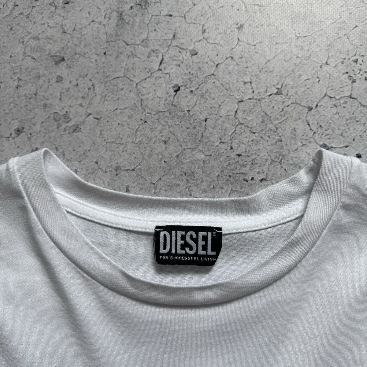 Diesel × Diesel Black Gold Diesel T Just K3 White T-Shirt Big Logo Size US M / EU 48-50 / 2 - 6 Thumbnail