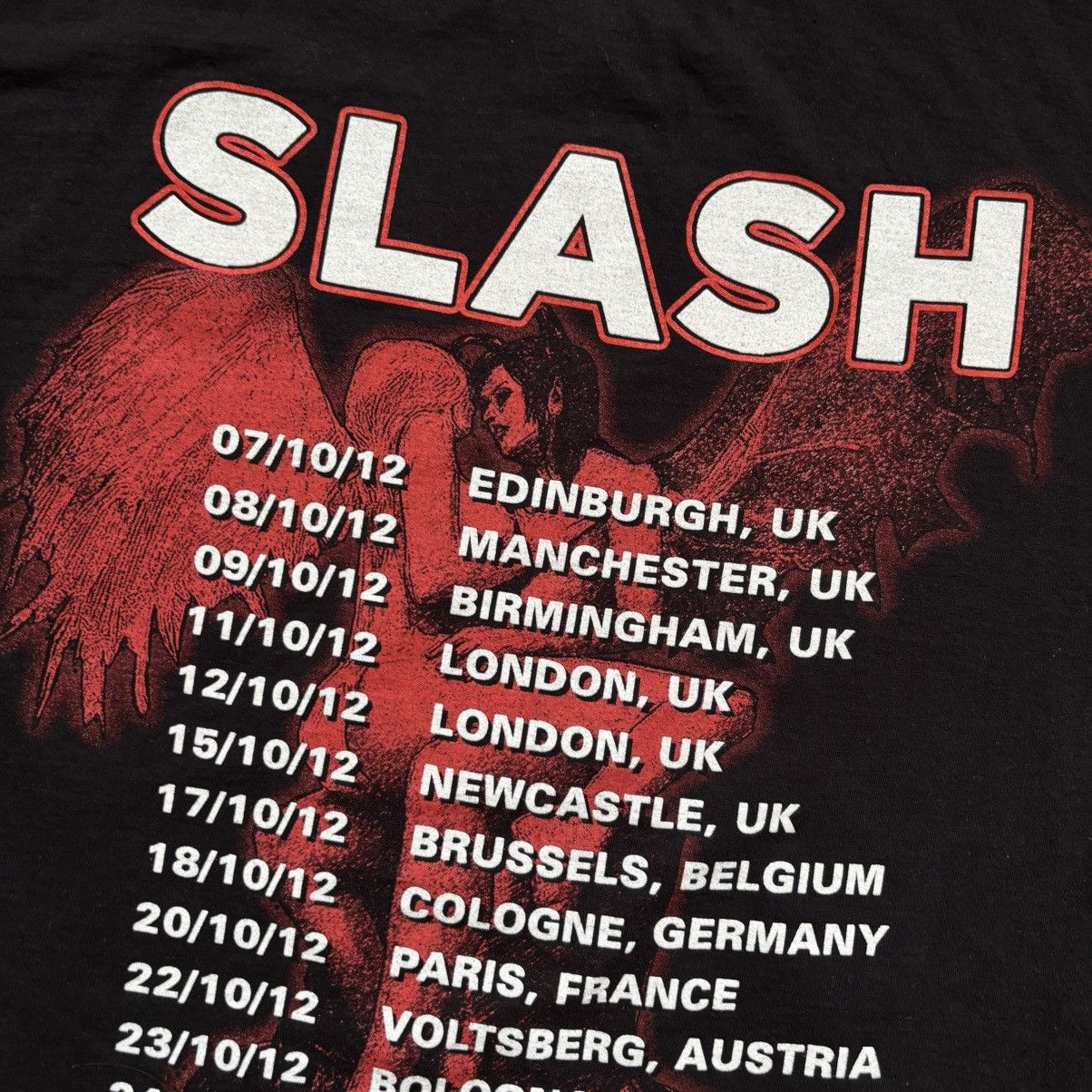 Vintage Vintage SLASH APOCALYPTIC LOVE TOUR 2012 Collectible T-Shirt Size US M / EU 48-50 / 2 - 4 Thumbnail