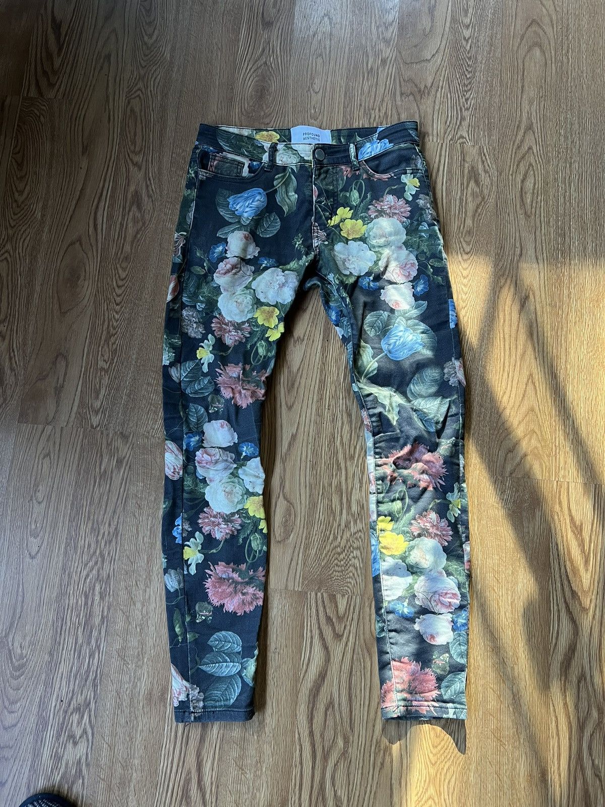 Profound Aesthetic Profound Floral Slim Fit Chinos Size US 30 / EU 46 - 1 Thumbnail