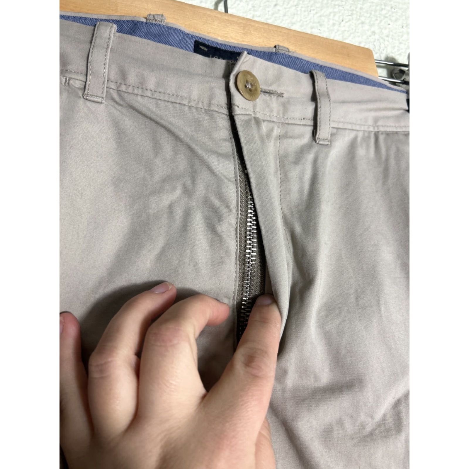 J.Crew J.CREW Lightweight Chino Pants Beige Cotton Mens 30x32 #770 Size US 30 / EU 46 - 5 Thumbnail