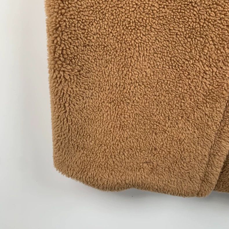 Max Mara Max Mara Teddy brown teddy camel-fleece lapel double-breas Size M / US 6-8 / IT 42-44 - 5 Thumbnail