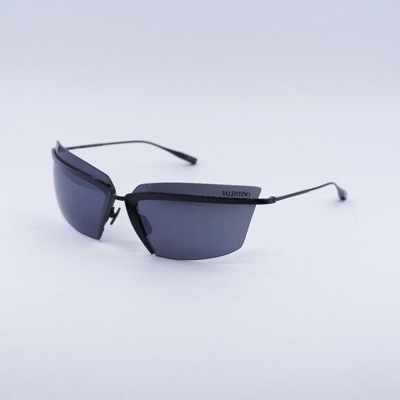 Valentino Valentino V-LURE VLS-130A Sunglasses Shiny Black Square Size ONE SIZE - 1 Thumbnail