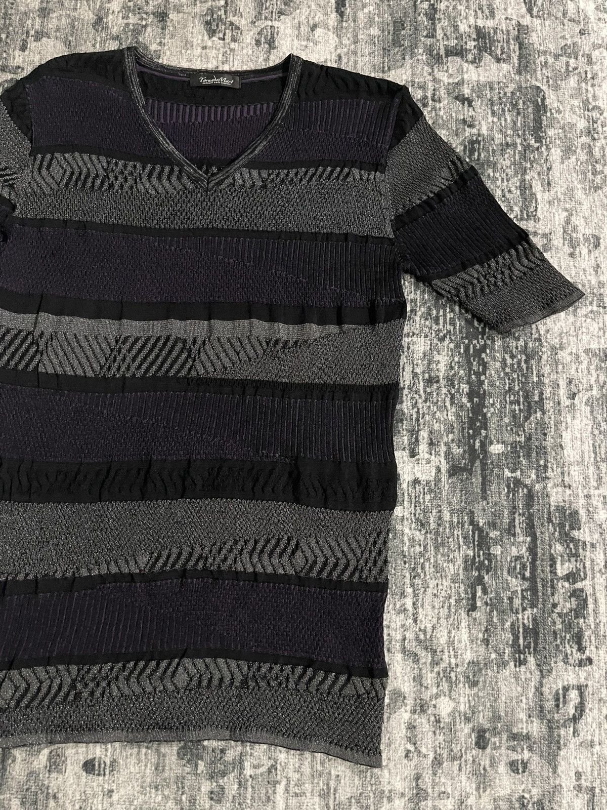 Tornado Mart Tornado Mart Short Sleeve Knit Size M / US 6-8 / IT 42-44 - 3 Thumbnail