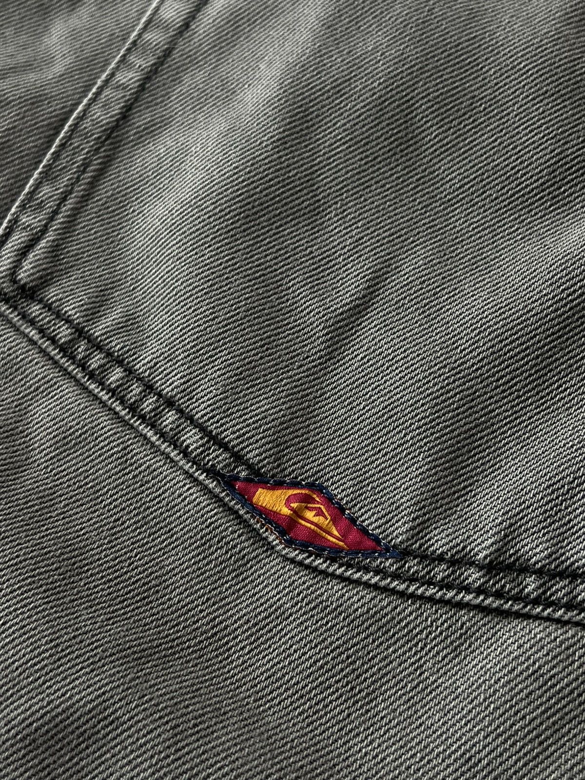 Quiksilver Archival Sk8 Quicksilver Opium Gray Baggy Jeans Shorts Size US 40 / EU 56 - 24 Thumbnail