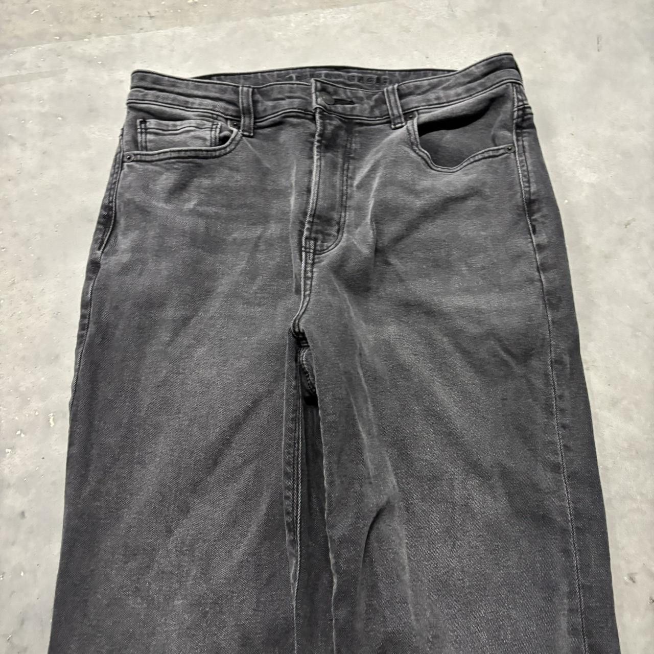 Japanese Brand × Vintage Crazy Vintage Y2K/2000s Grunge Faded Black Denim Jeans! Size US 29 - 5 Thumbnail