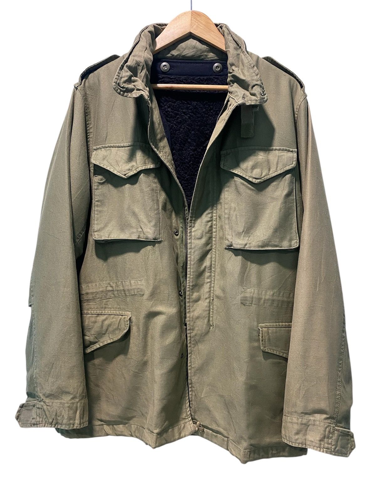 Avirex Avirex M65 Field Olive Green Jacket Size US L / EU 52-54 / 3 - 3 Thumbnail