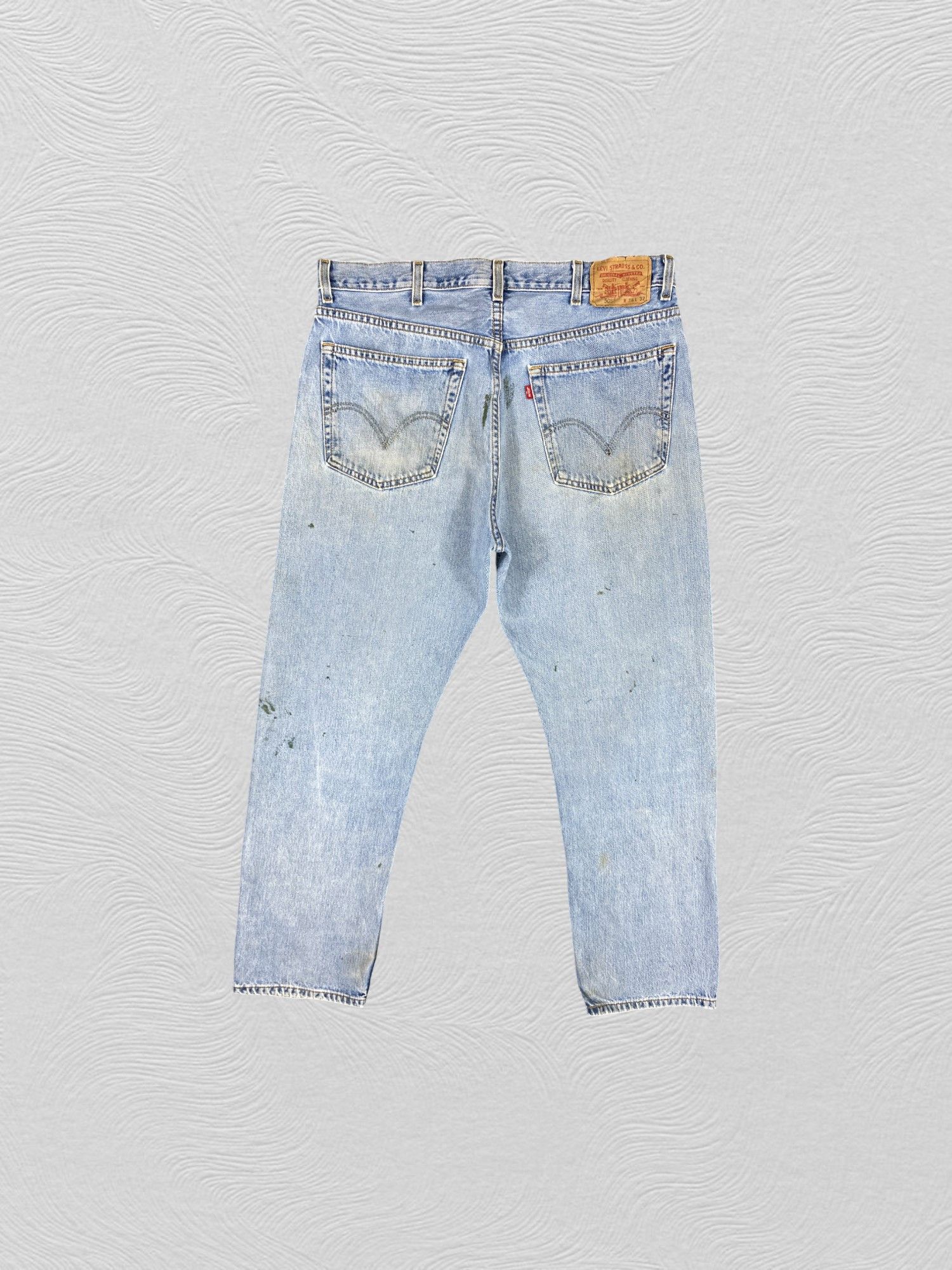 Levi's Light Blue Wash Vintage Levi's 505 37x31 Denim -JN1822 Size US 36 / EU 52 - 2 Thumbnail