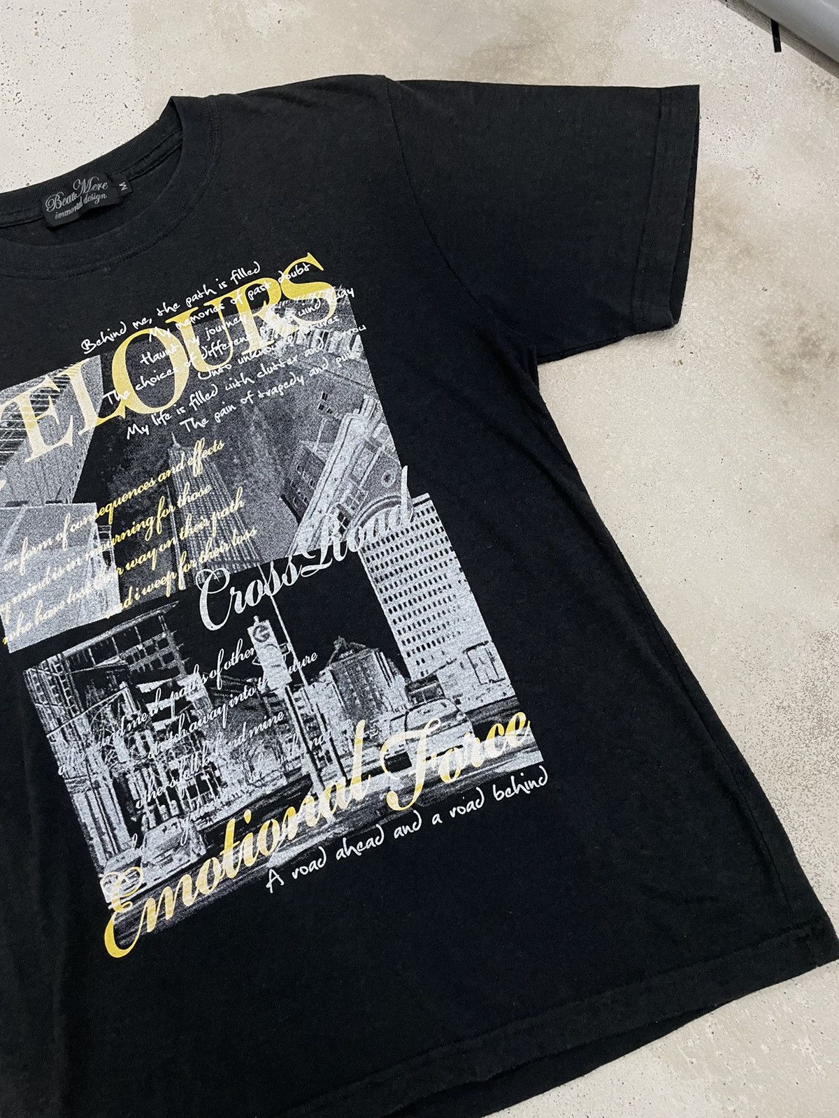 Japanese Brand Beaumere Classic Immortal Design Velours Sun Faded Photo Tee Size US M / EU 48-50 / 2 - 4 Thumbnail