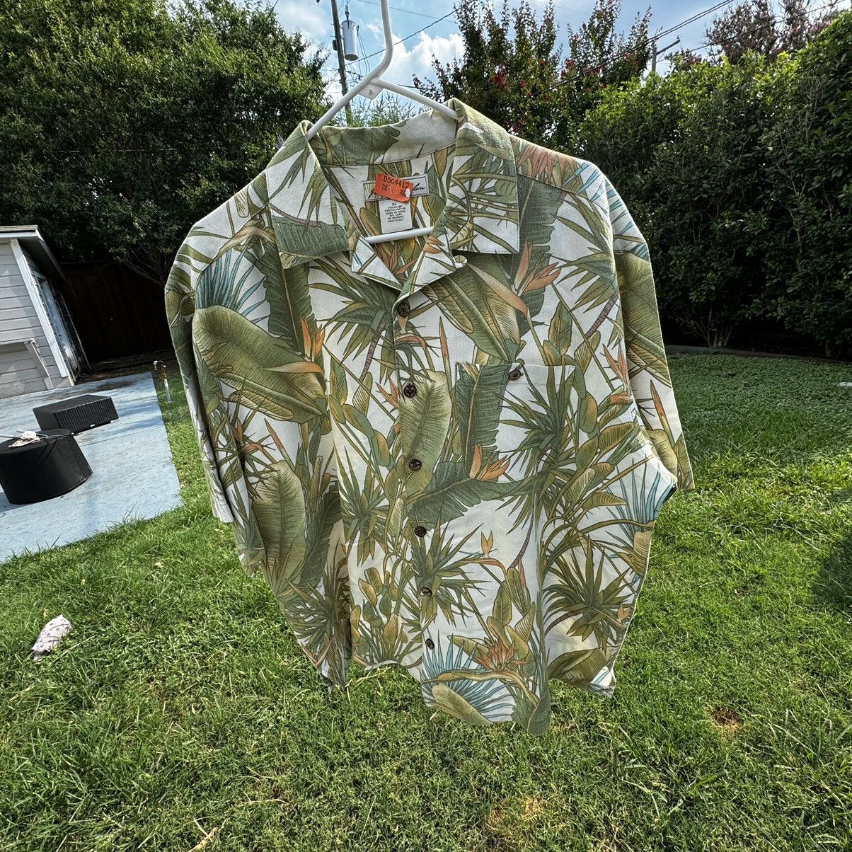 Vintage Vintage CROPPED Camp Collar Earthtones AOP Cigar Sopranos Size US XL / EU 56 / 4 - 7 Thumbnail