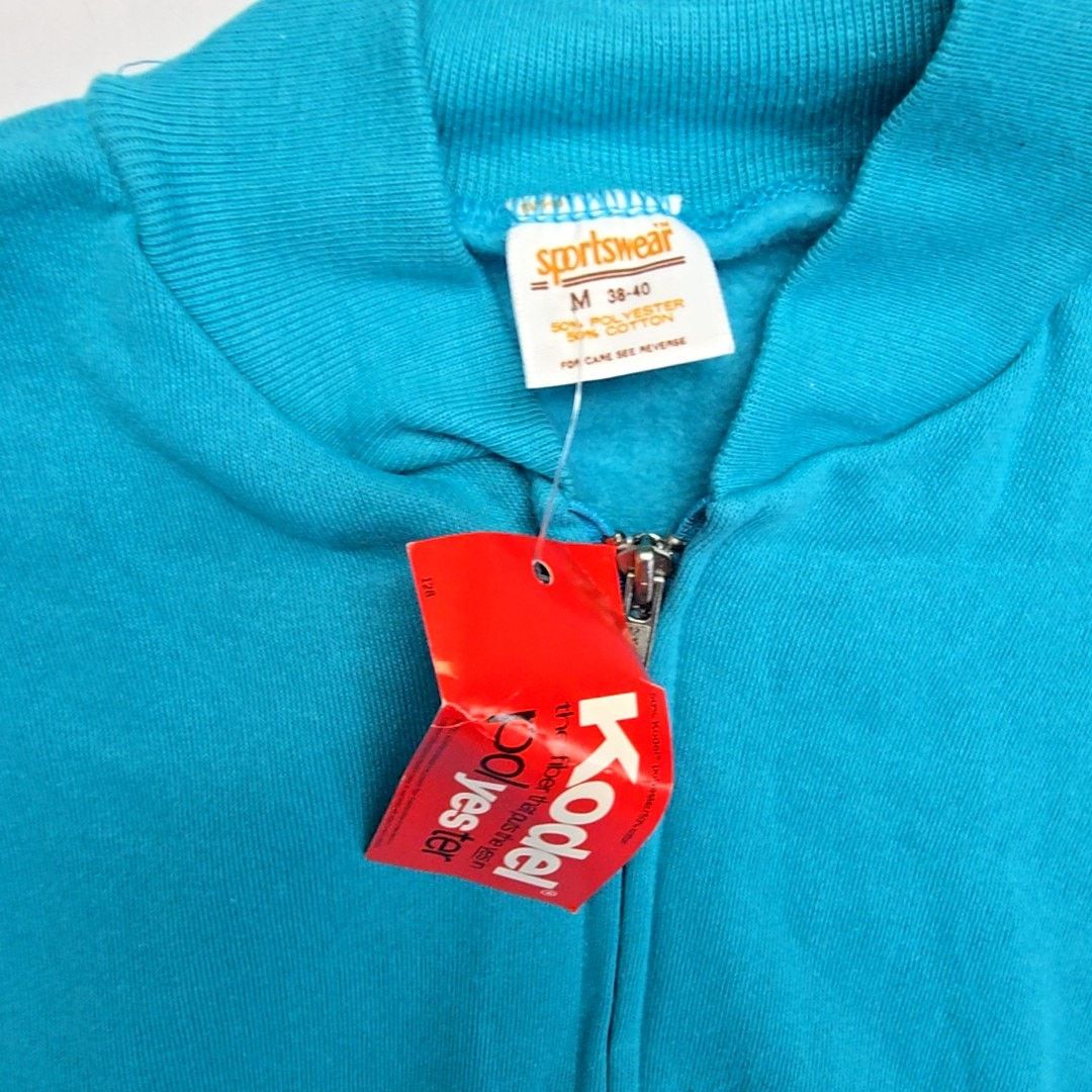 Vintage Vintage Sportswear Zip Vest Blue Sleeveless M Sweatshirt Size US M / EU 48-50 / 2 - 4 Thumbnail