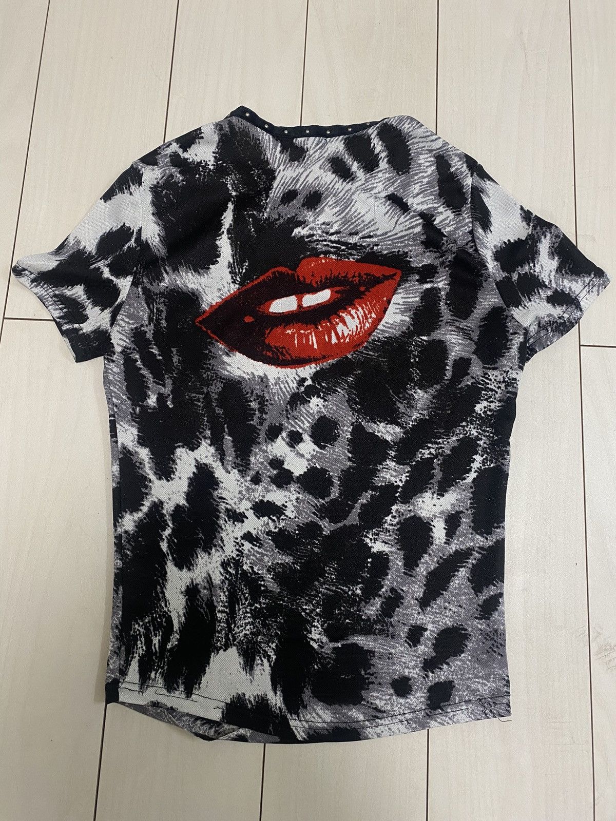 Yoshiyuki Konishi 1996 leopard print mesh top Size US S / EU 44-46 / 1 - 2 Thumbnail